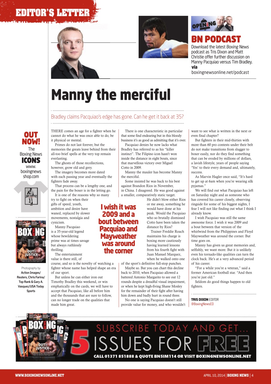 Boxing News Preview Pages