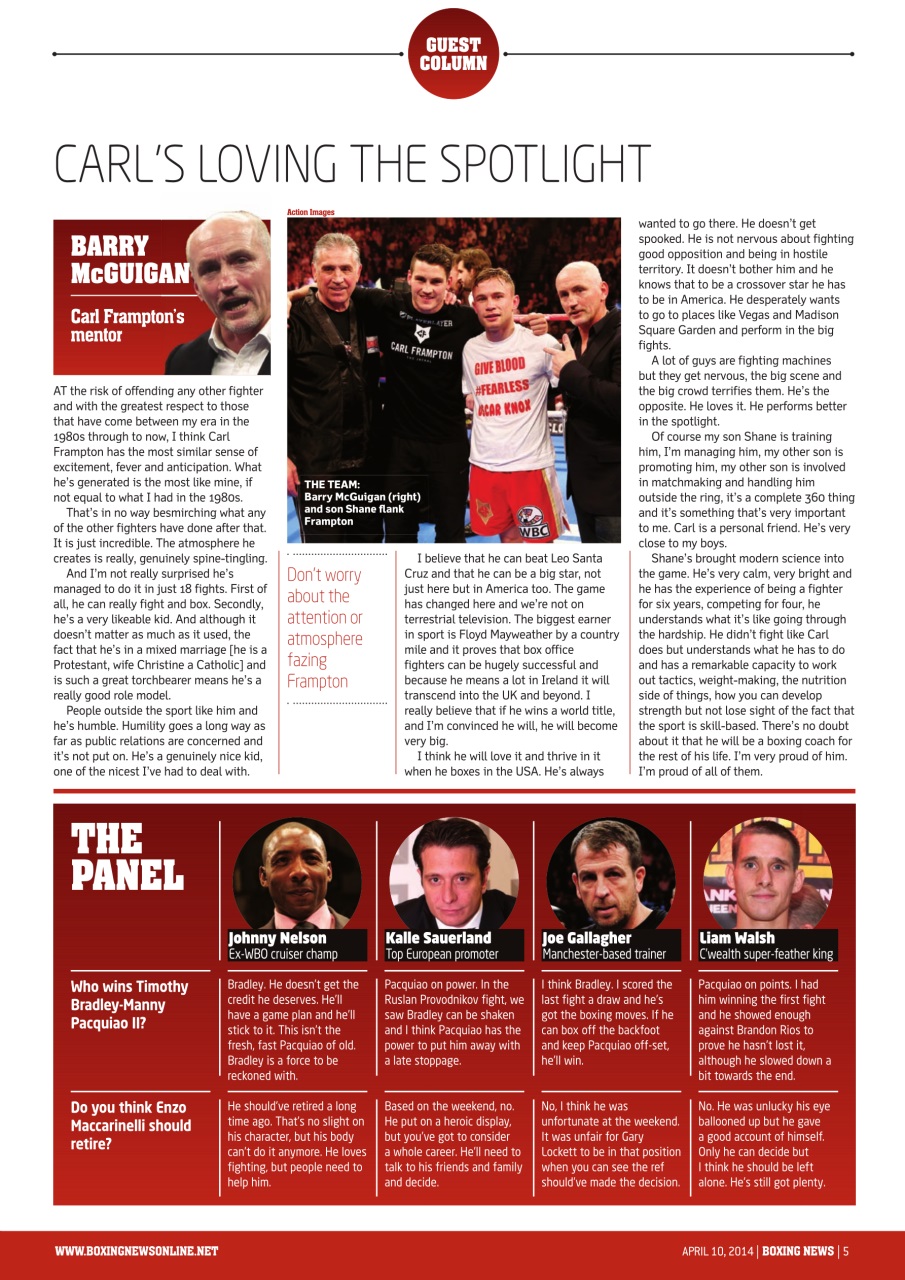 Boxing News Preview Pages