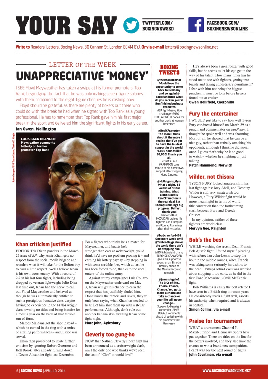 Boxing News Preview Pages