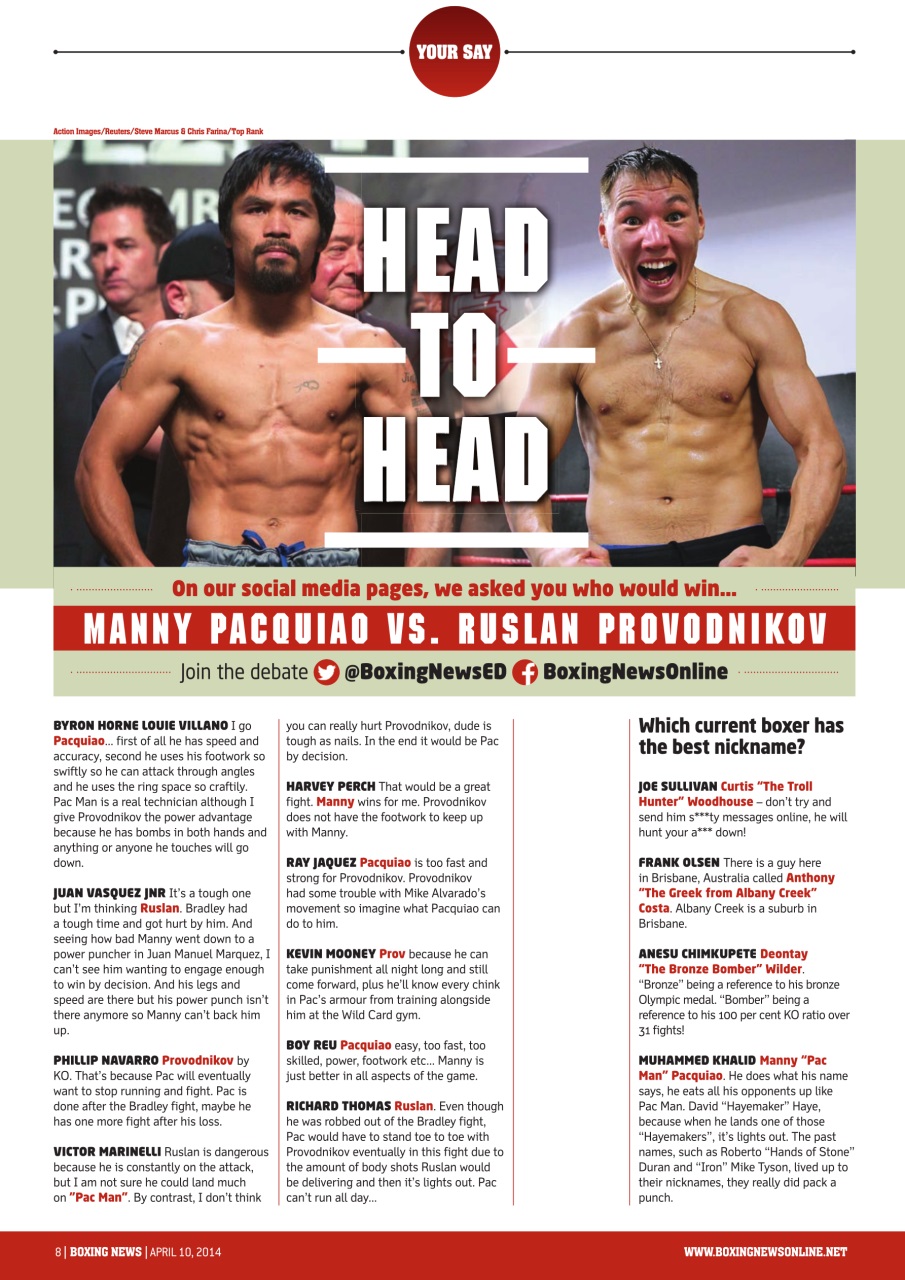 Boxing News Preview Pages