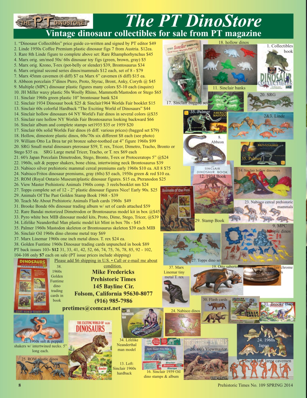 Prehistoric Times Preview Pages