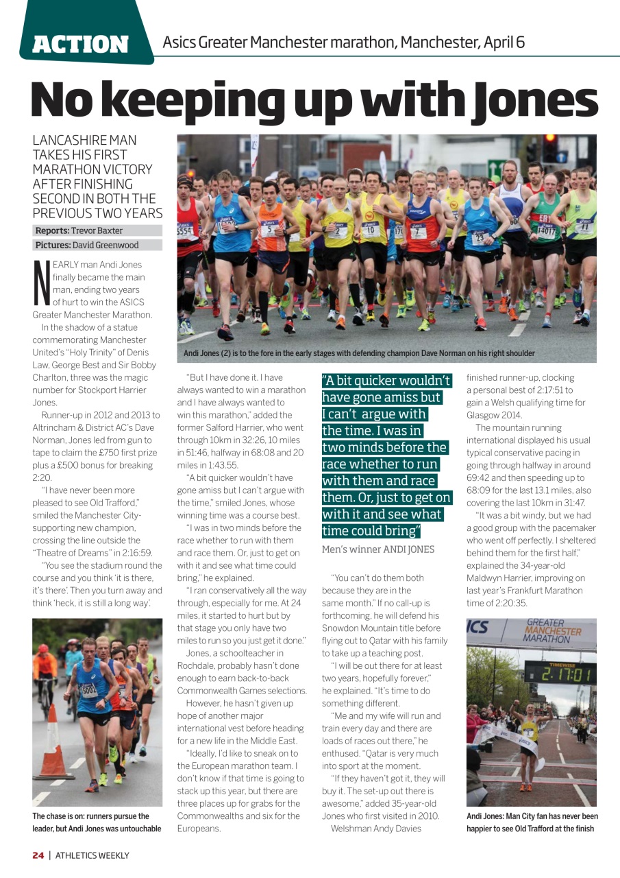 AW – Athletics Weekly Magazine Preview Pages