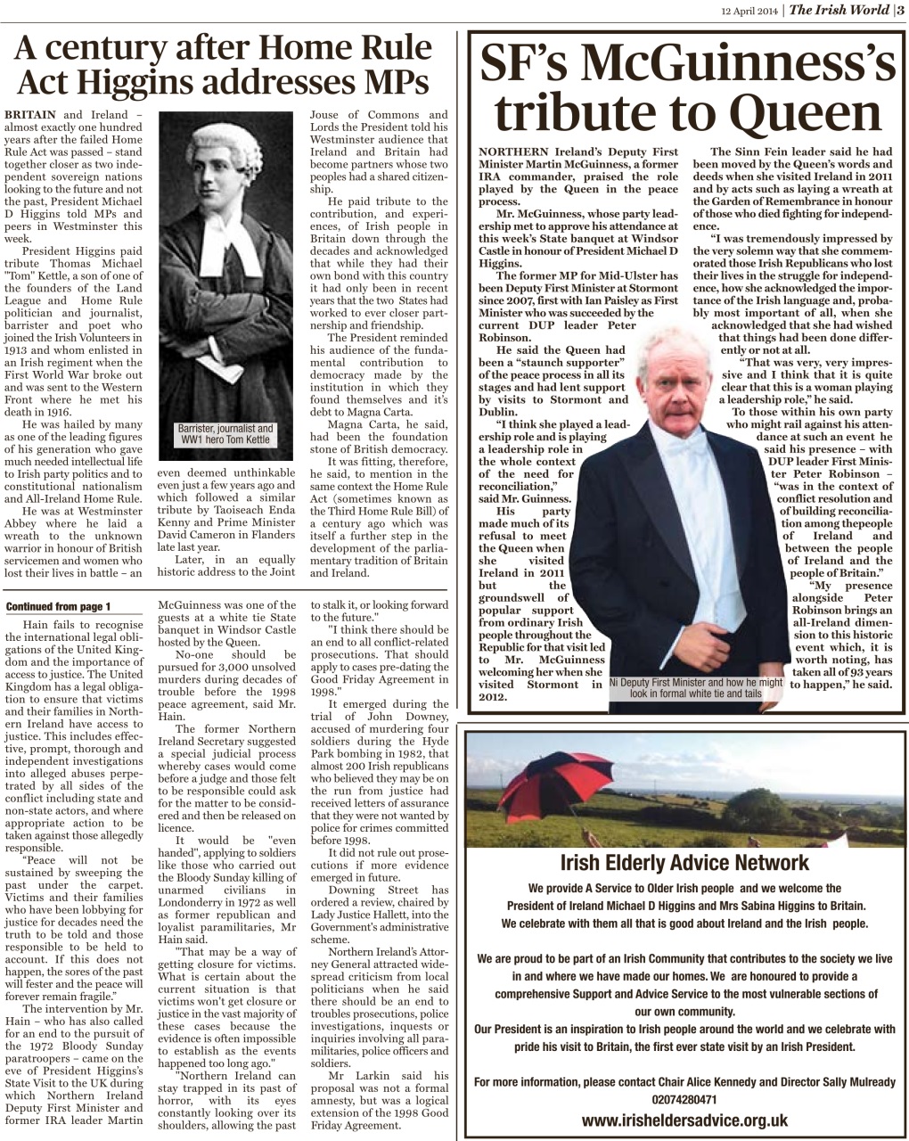 Irish World Preview Pages