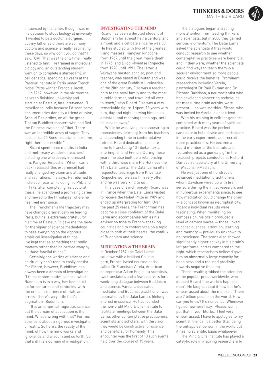 WellBeing Preview Pages