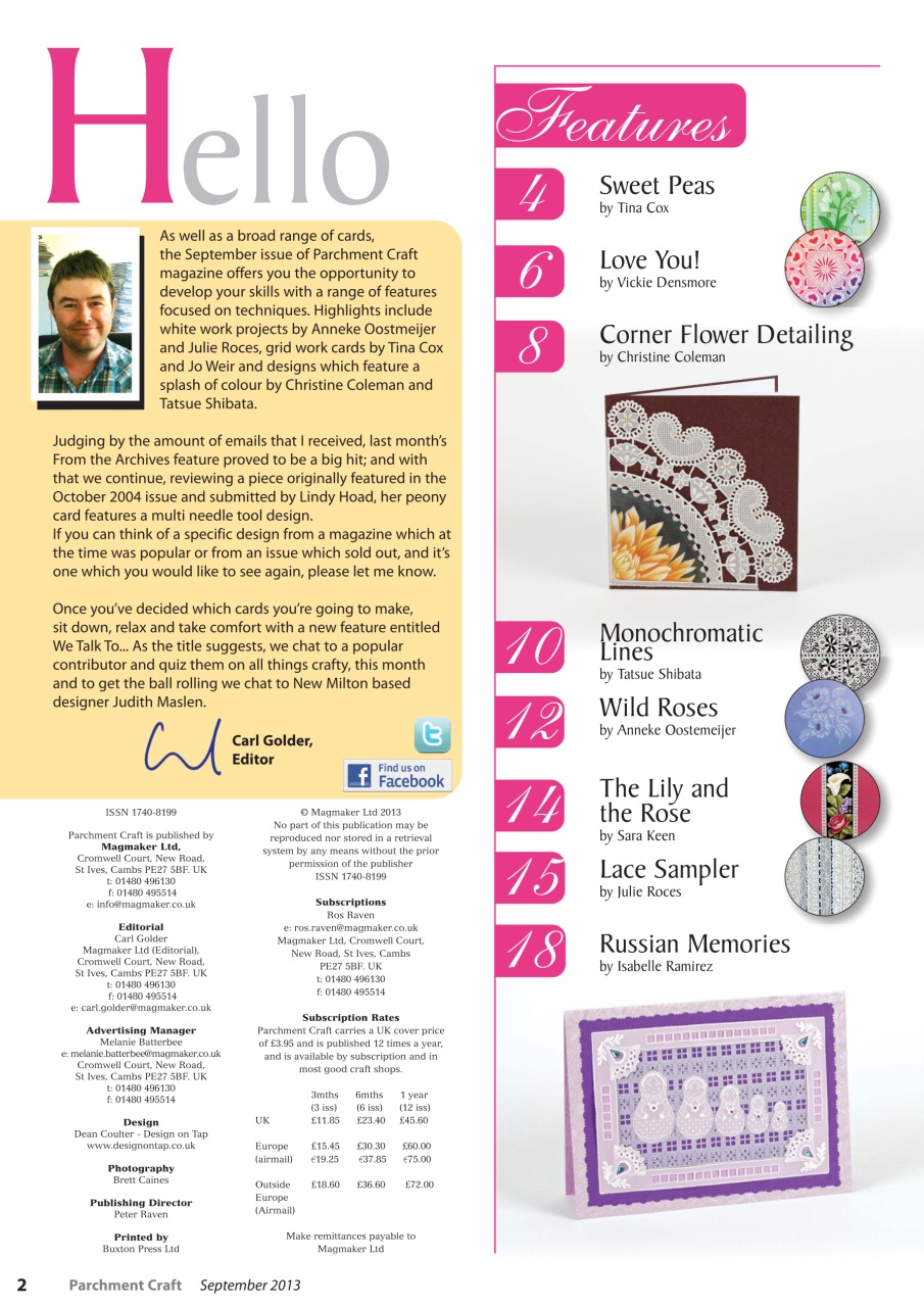 Parchment Craft Preview Pages