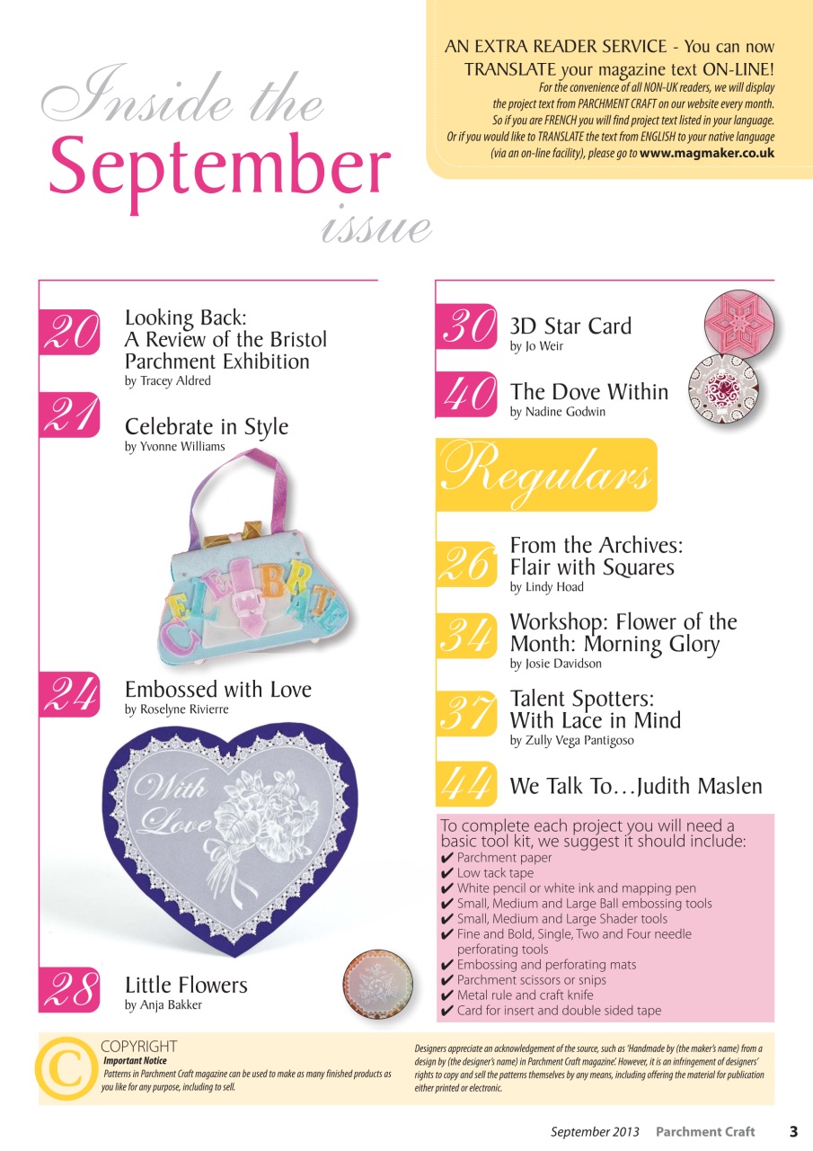 Parchment Craft Preview Pages