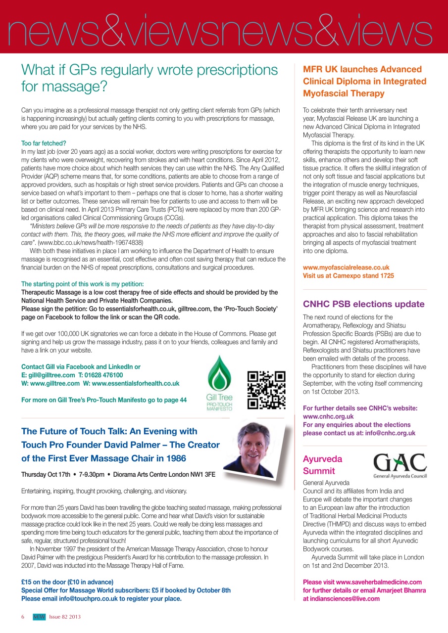 Massage World Preview Pages