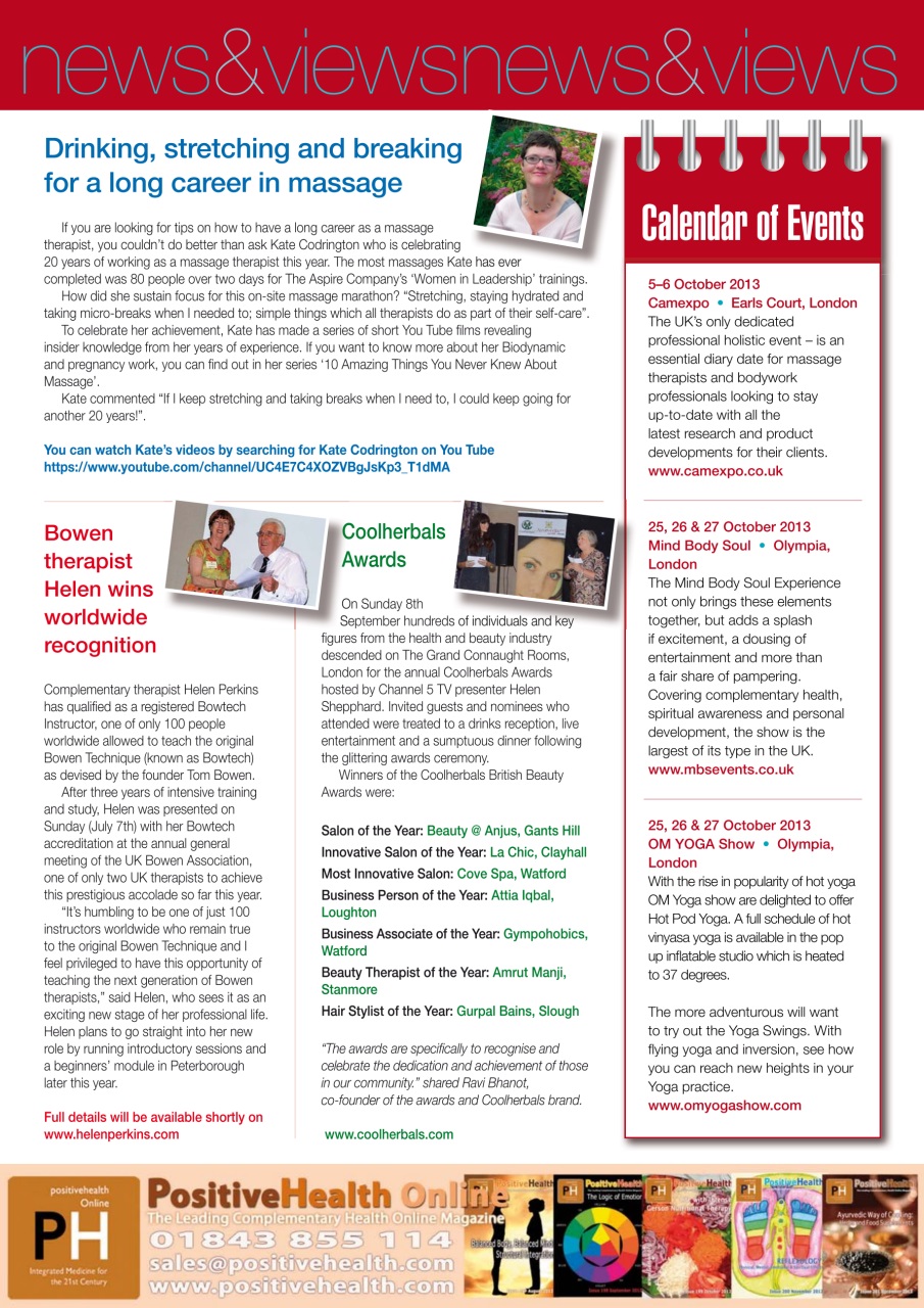 Massage World Preview Pages