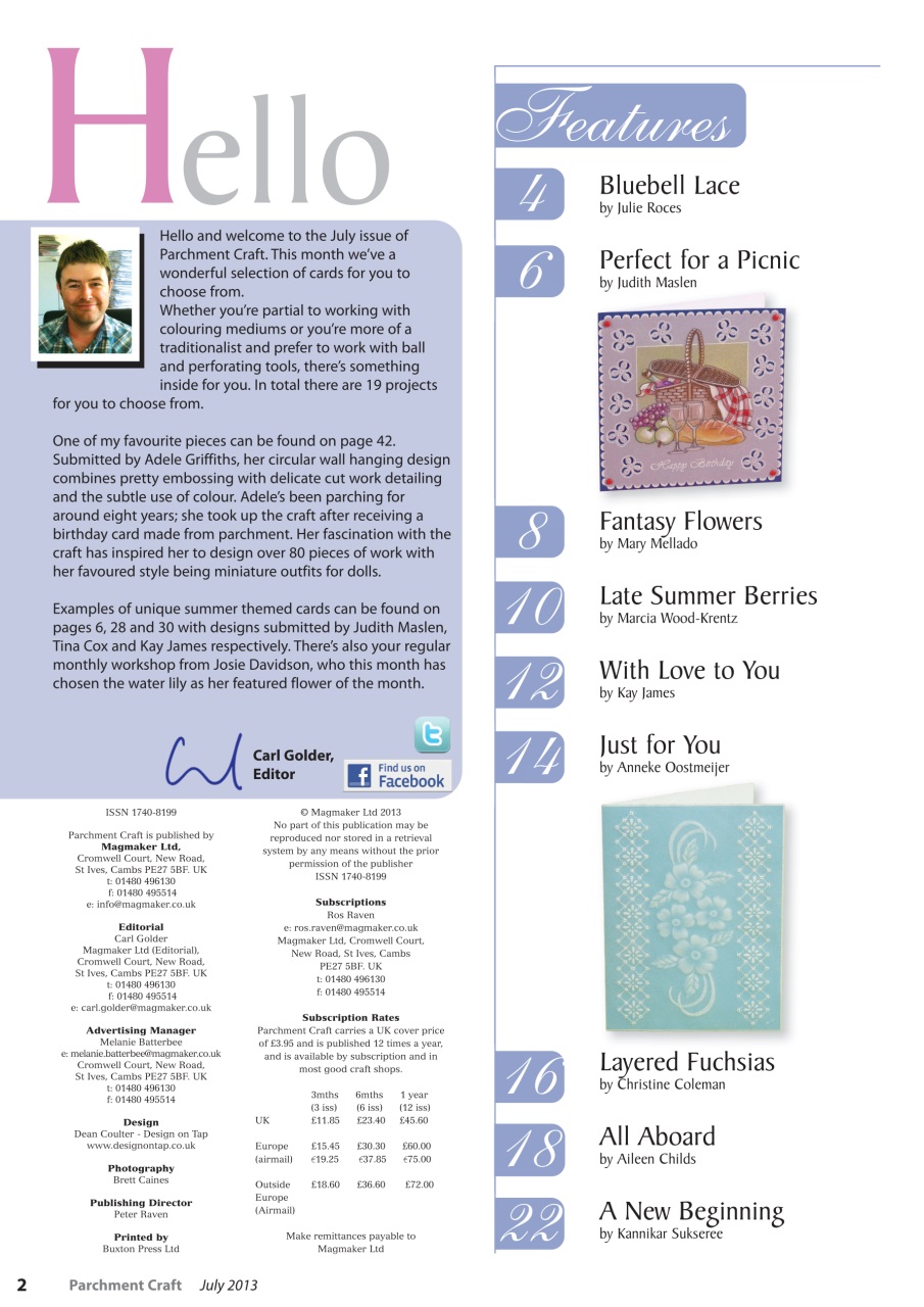 Parchment Craft Preview Pages