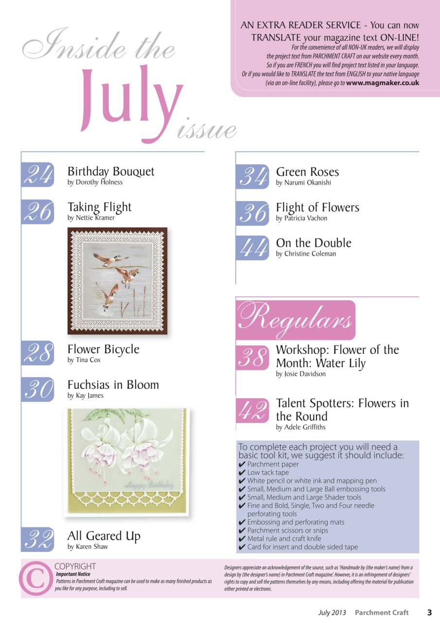 Parchment Craft Preview Pages