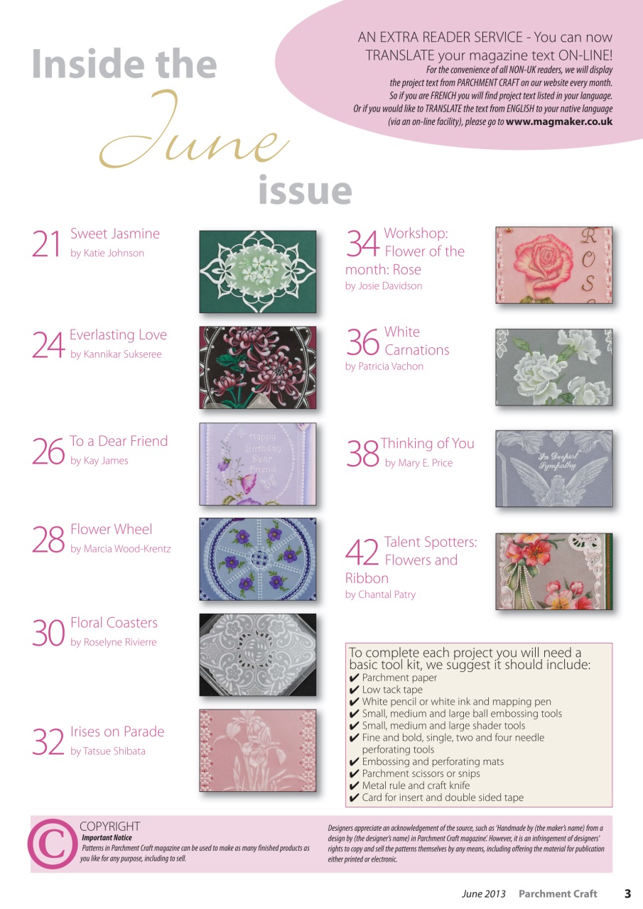 Parchment Craft Preview Pages