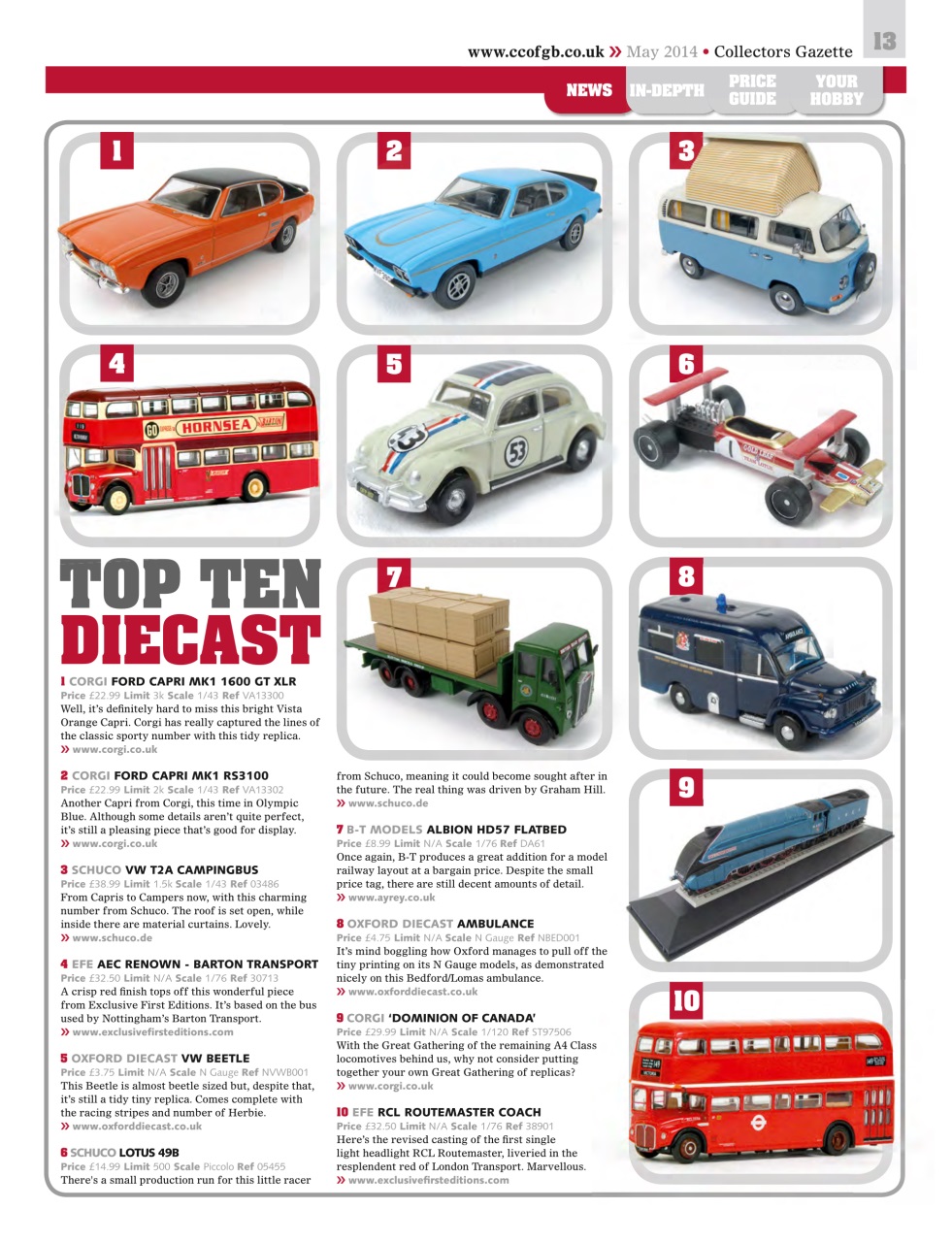 Collectors Gazette Preview Pages