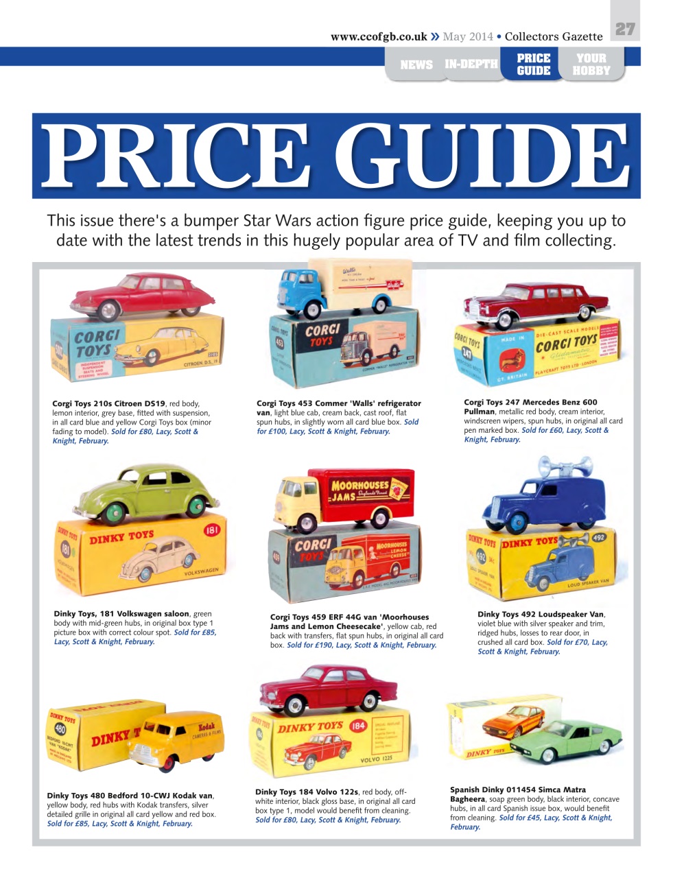 Collectors Gazette Preview Pages