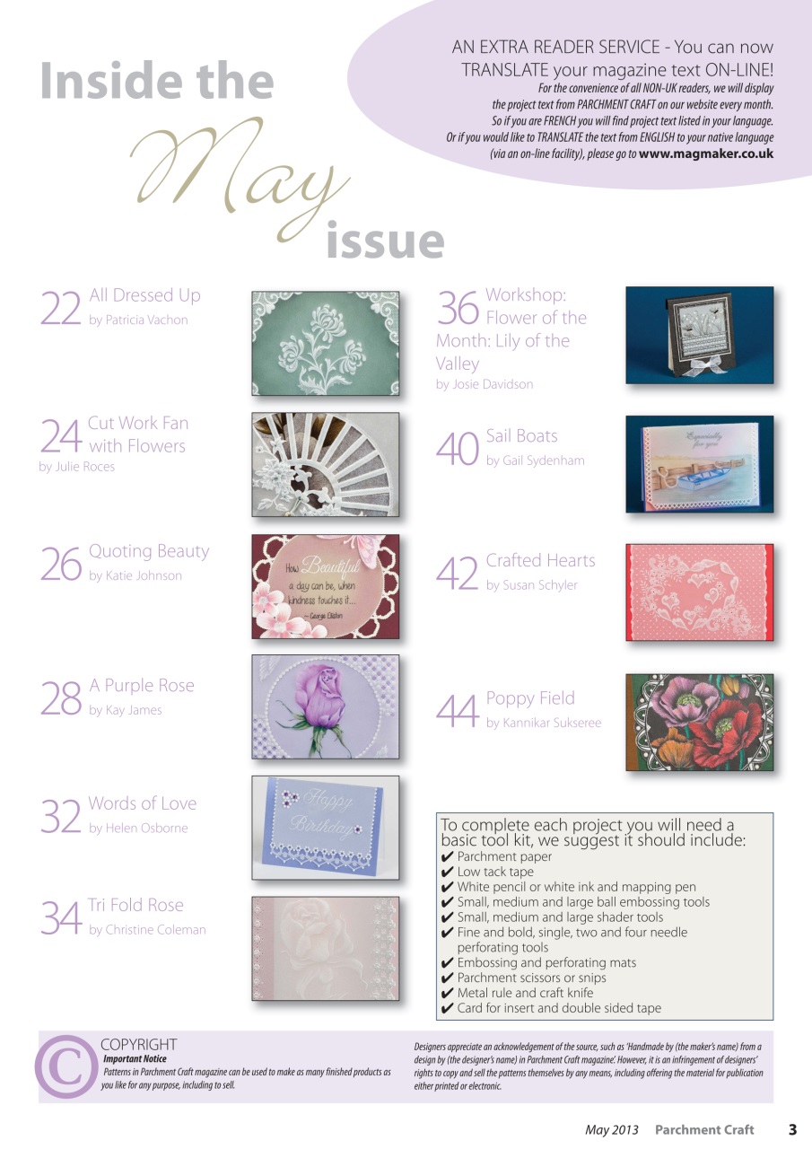 Parchment Craft Preview Pages