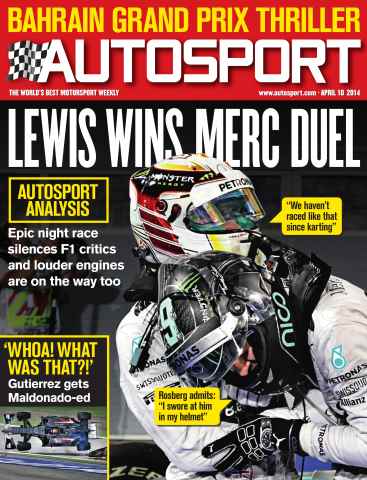 Autosport issue 10th April 2014