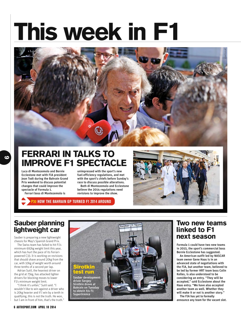 Autosport Preview Pages