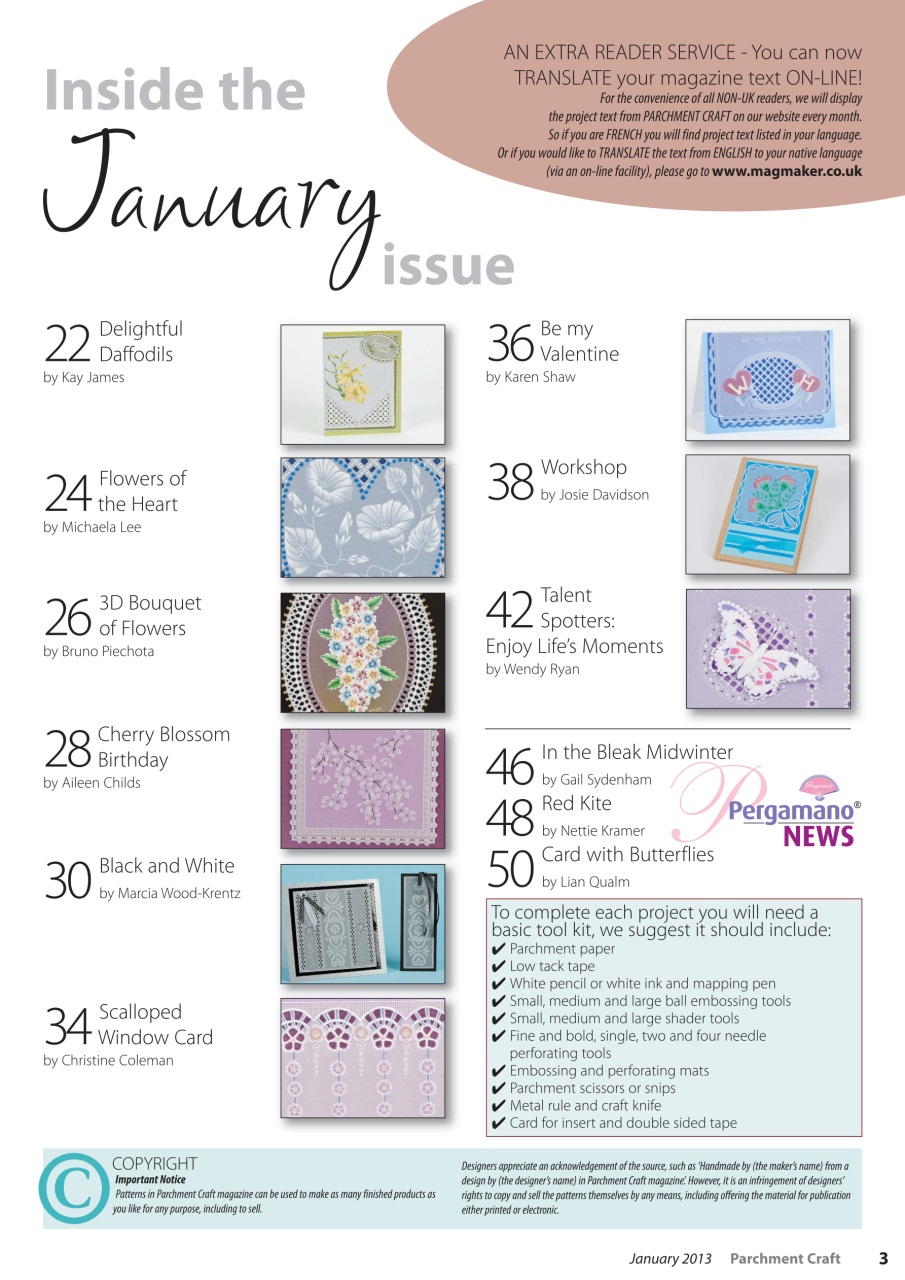 Parchment Craft Preview Pages