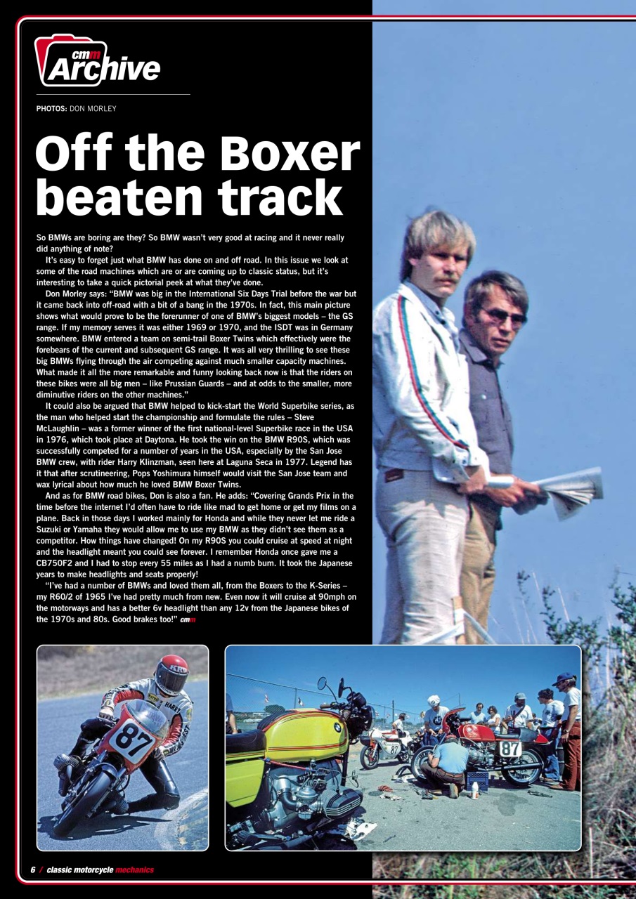 Classic Motorcycle Mechanics Preview Pages