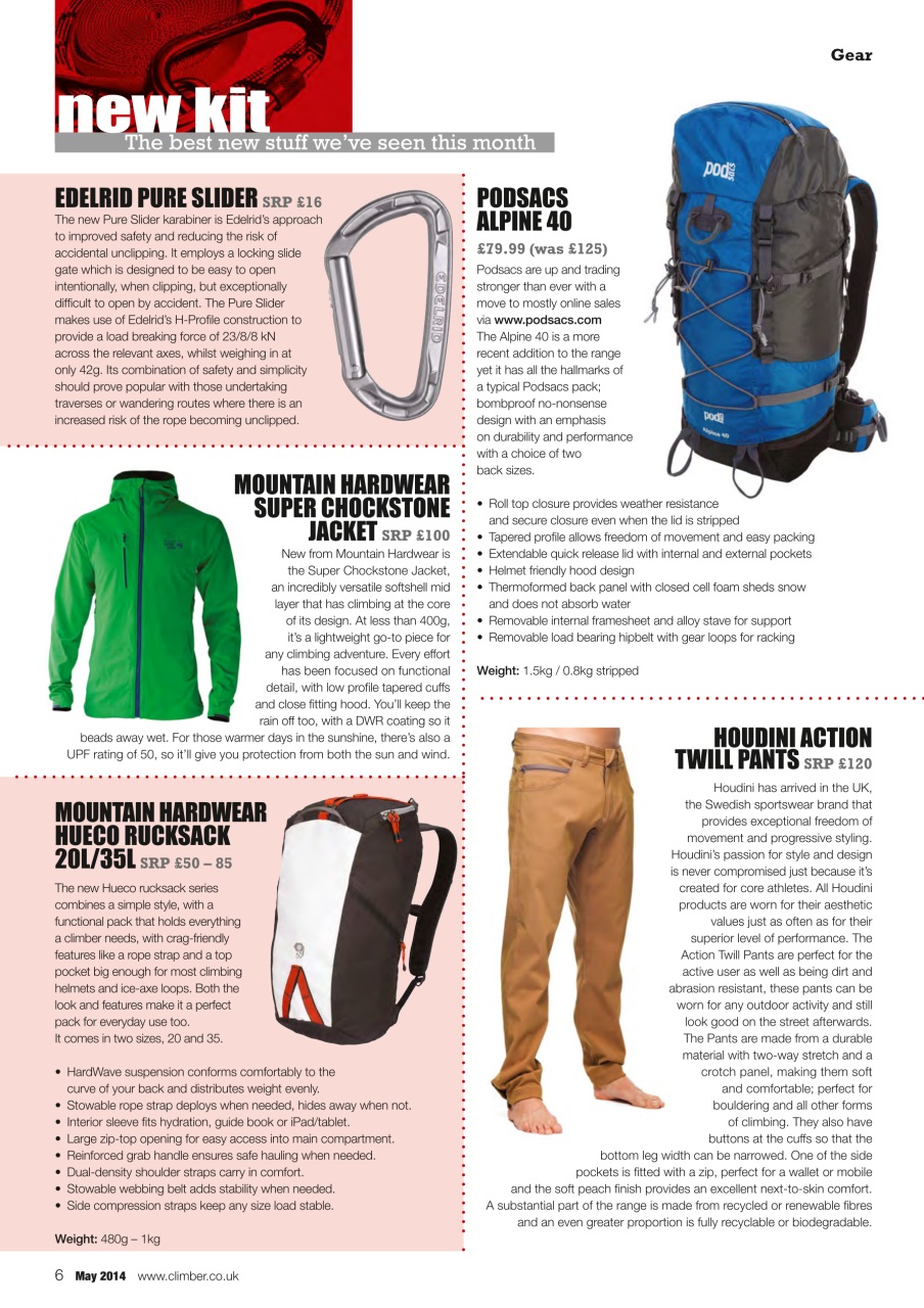 Climber Preview Pages