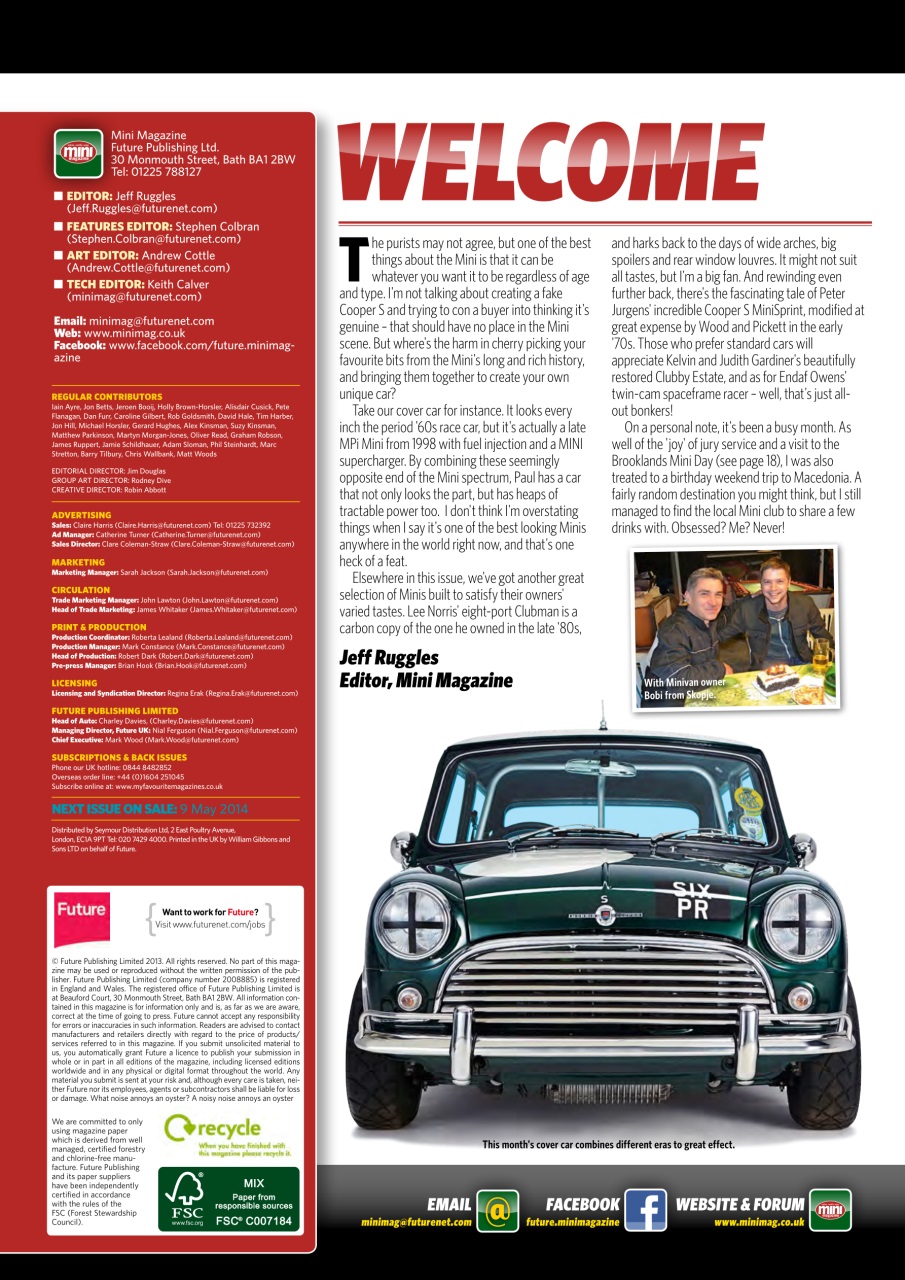 Mini Magazine Preview Pages