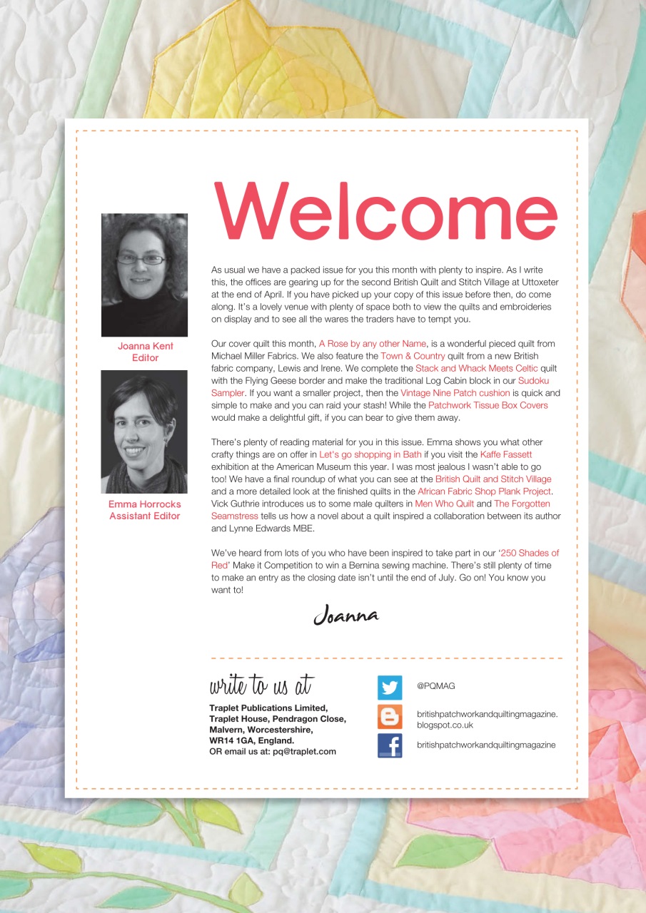 Patchwork and Quilting Preview Pages