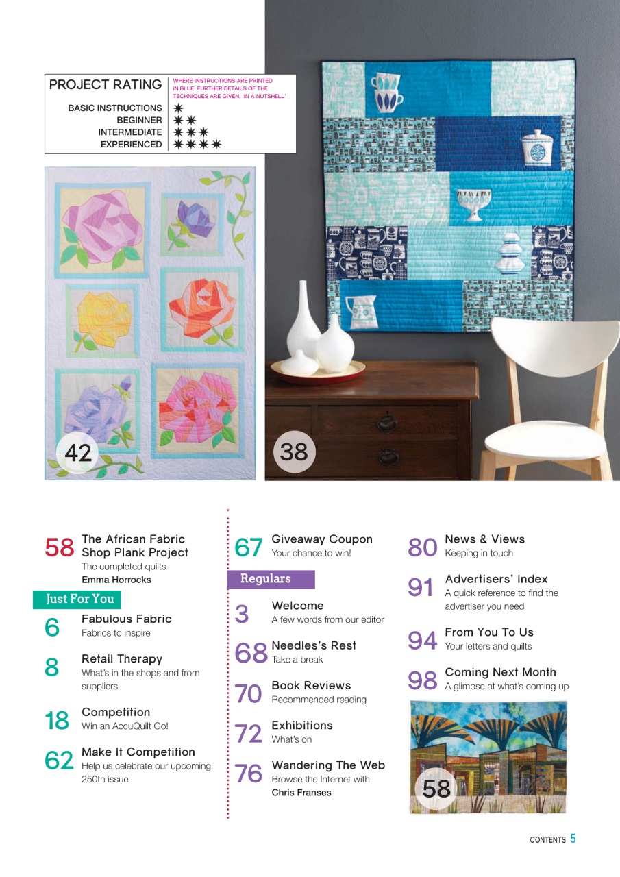 Patchwork and Quilting Preview Pages