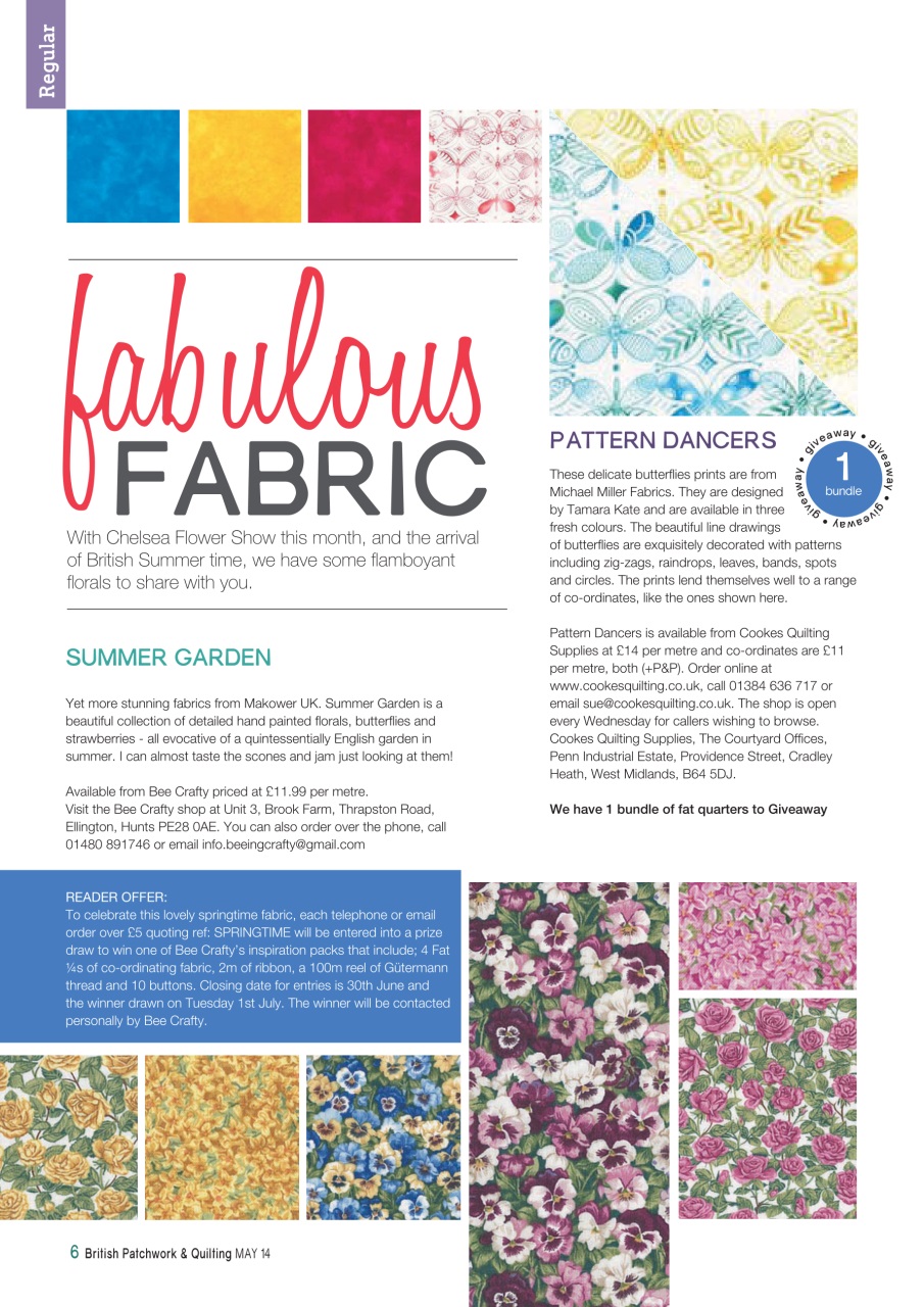 Patchwork and Quilting Preview Pages