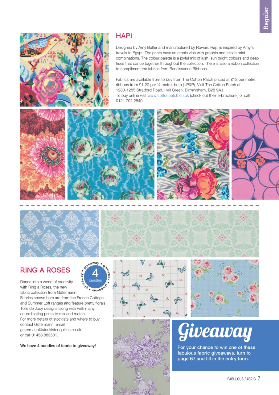 Patchwork and Quilting Preview Pages