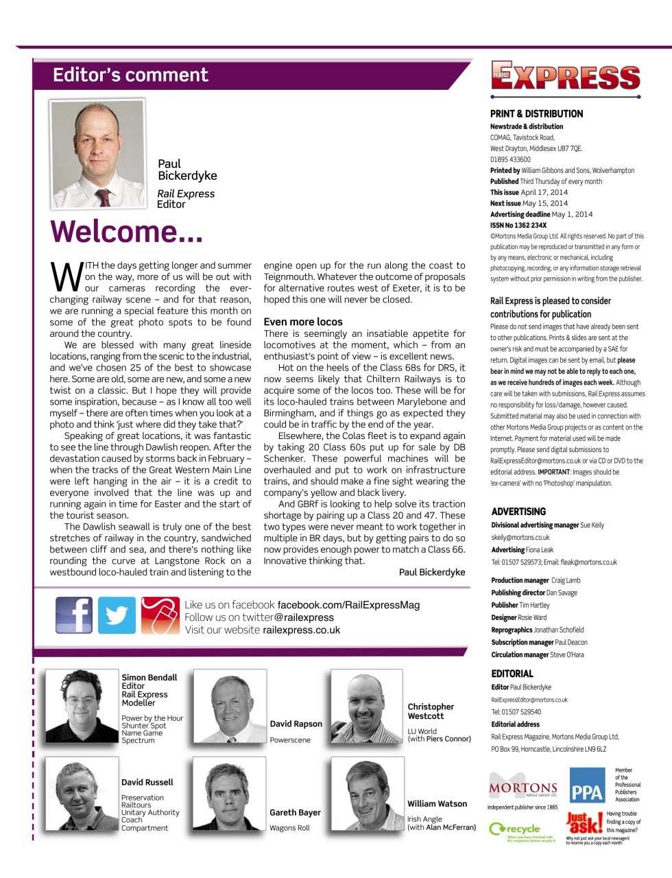 Rail Express Preview Pages