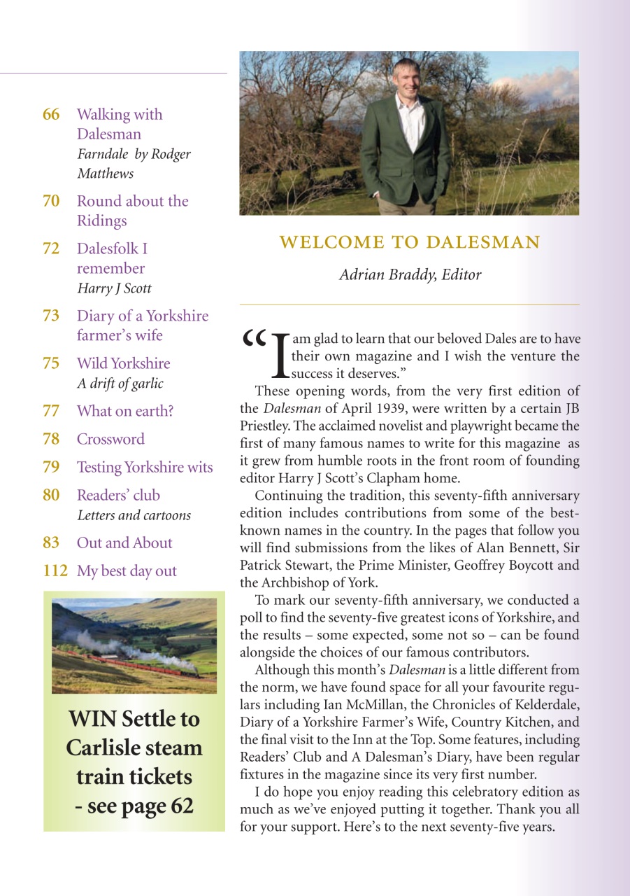 The Yorkshire Dalesman Preview Pages