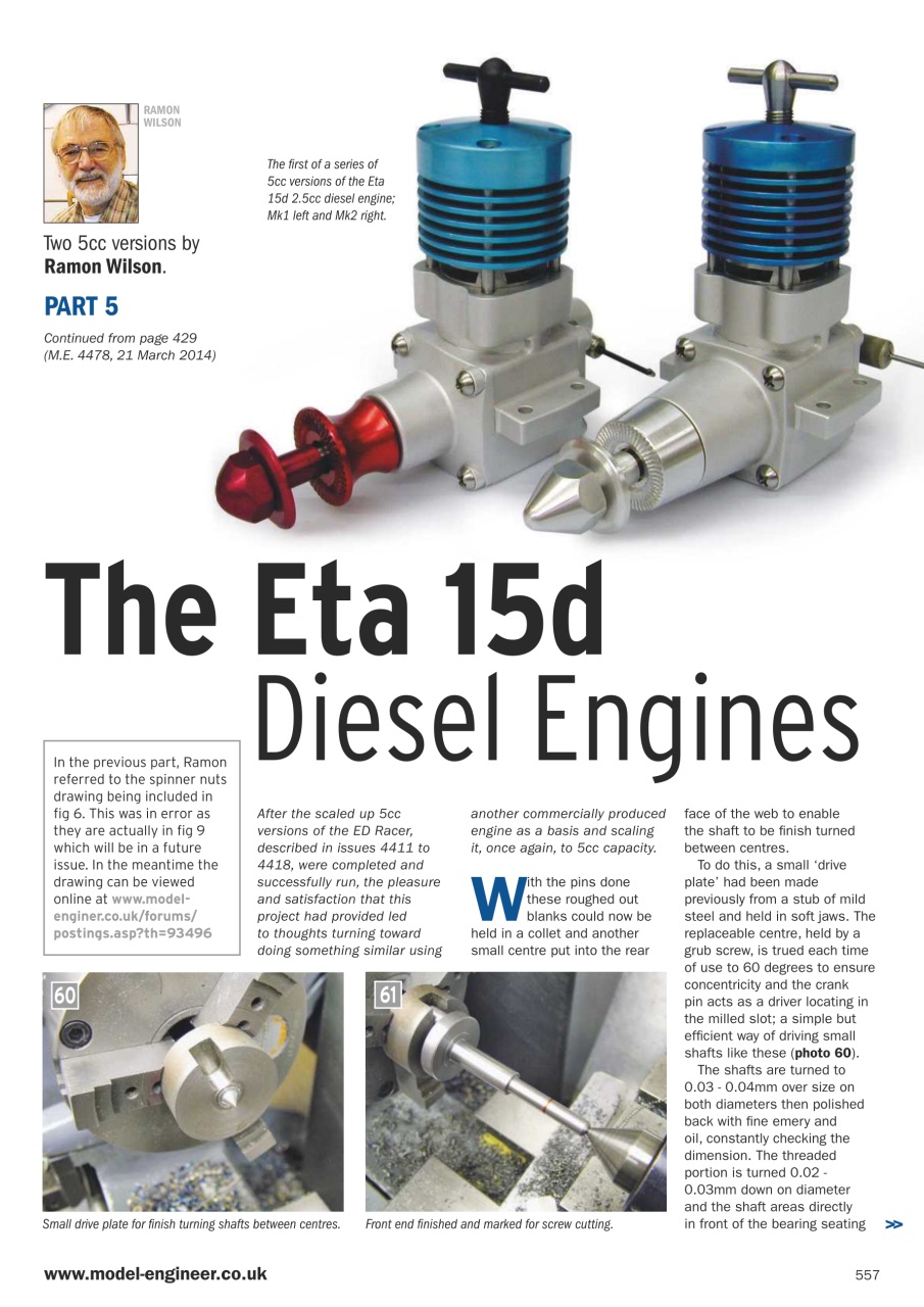 Model Engineer Preview Pages