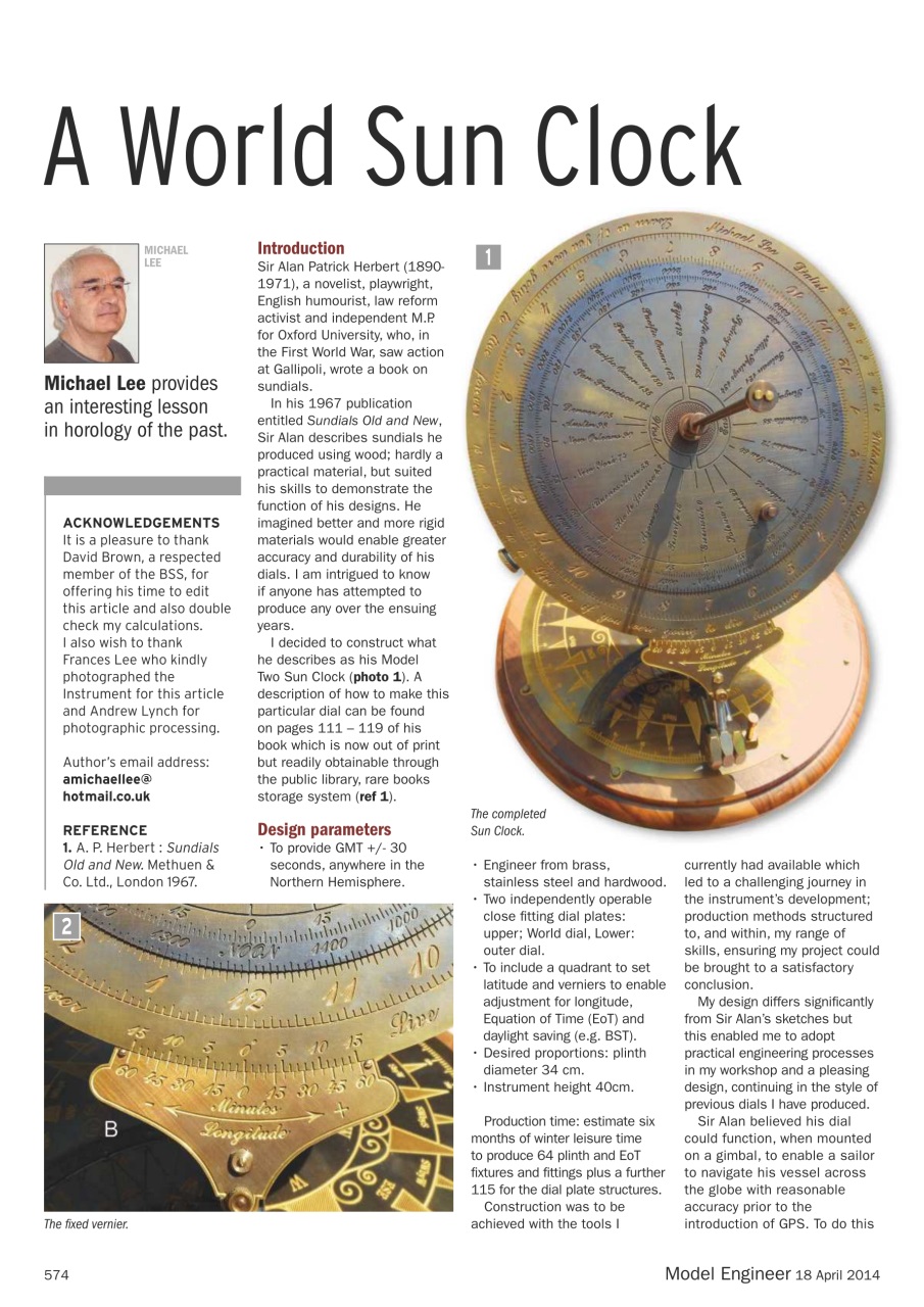 Model Engineer Preview Pages