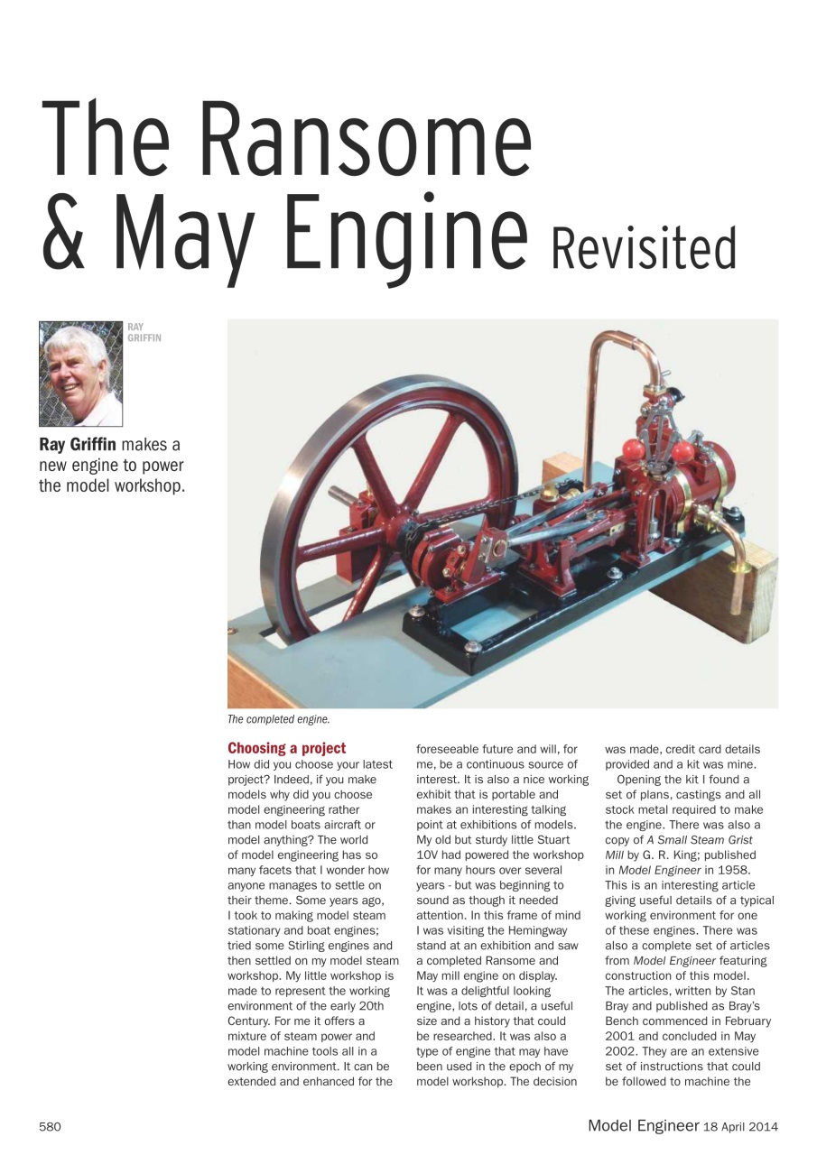 Model Engineer Preview Pages