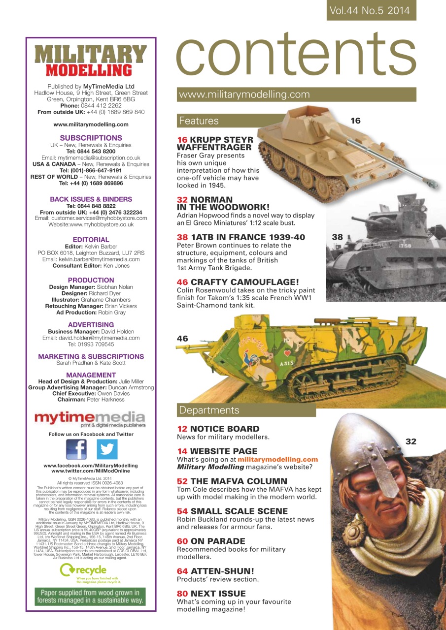 Military Modelling International Magazine Preview Pages