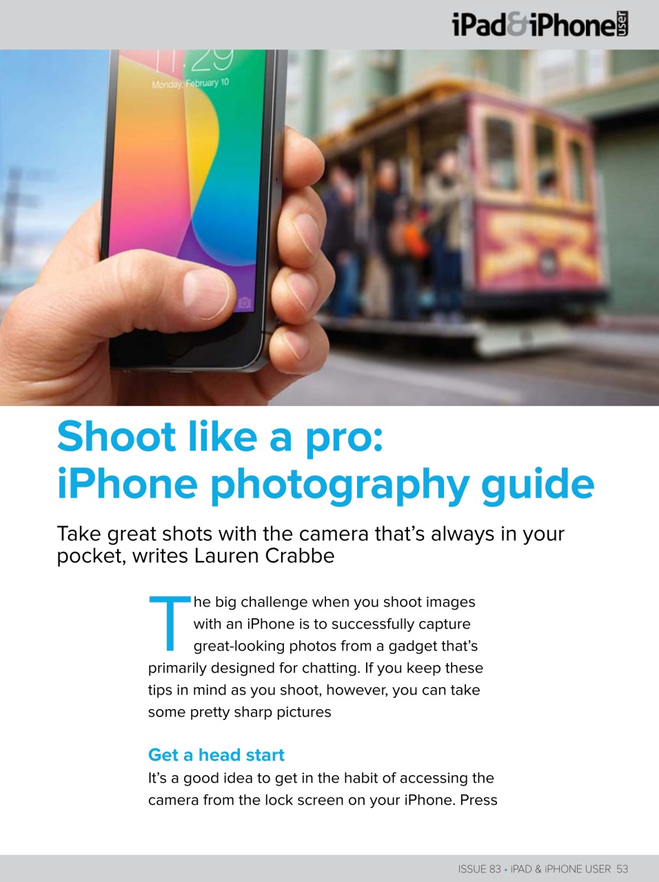 iPad and iPhone User Preview Pages