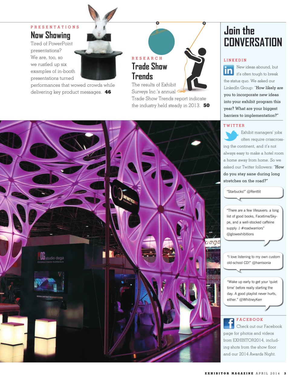 EXHIBITOR Magazine Preview Pages