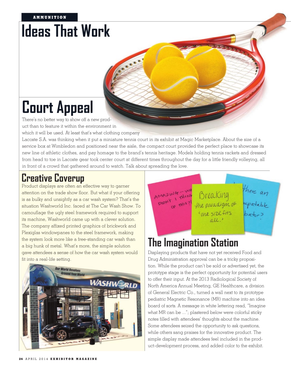 EXHIBITOR Magazine Preview Pages