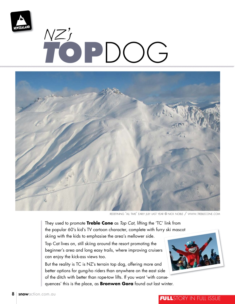 Snow Action Preview Pages