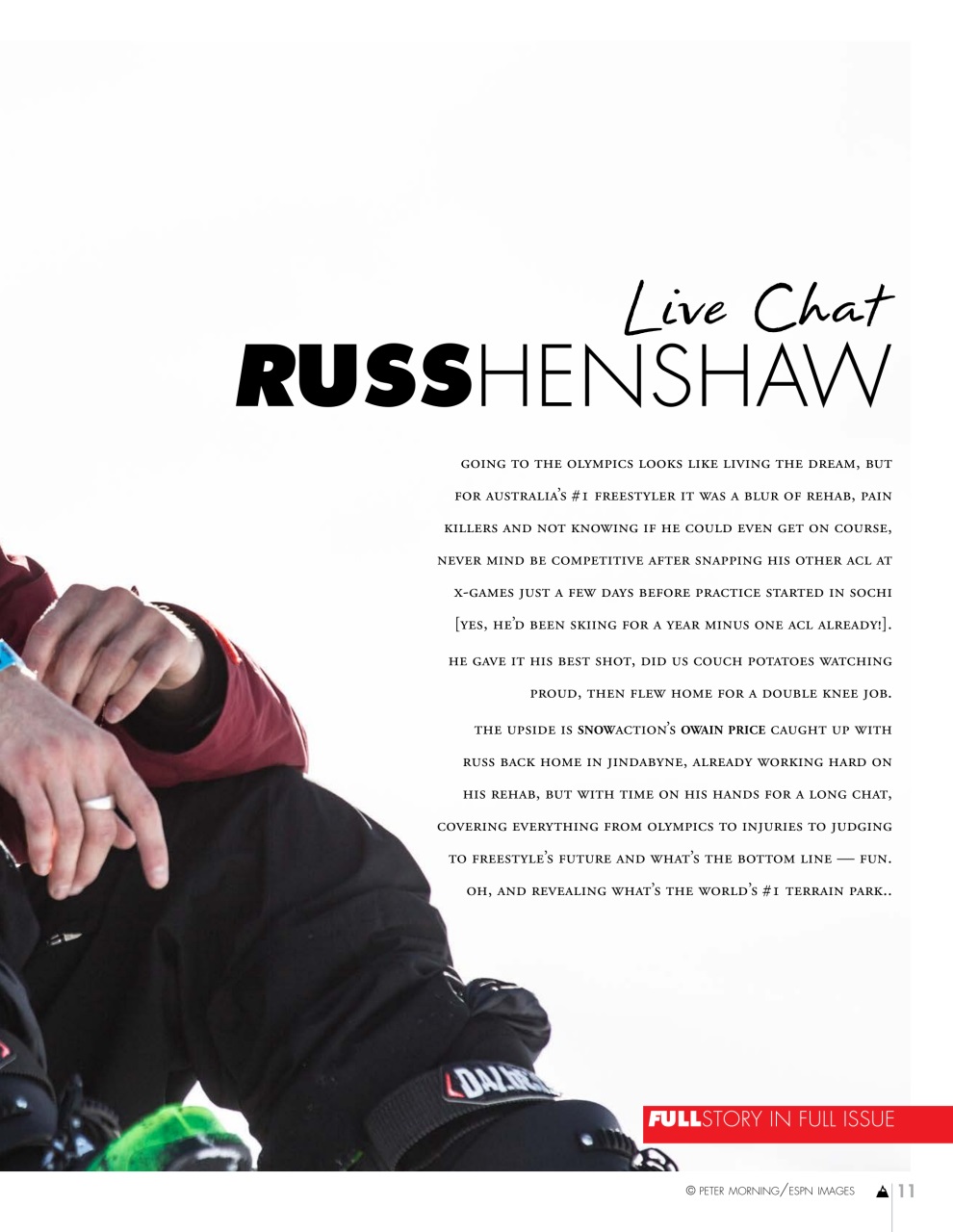 Snow Action Preview Pages