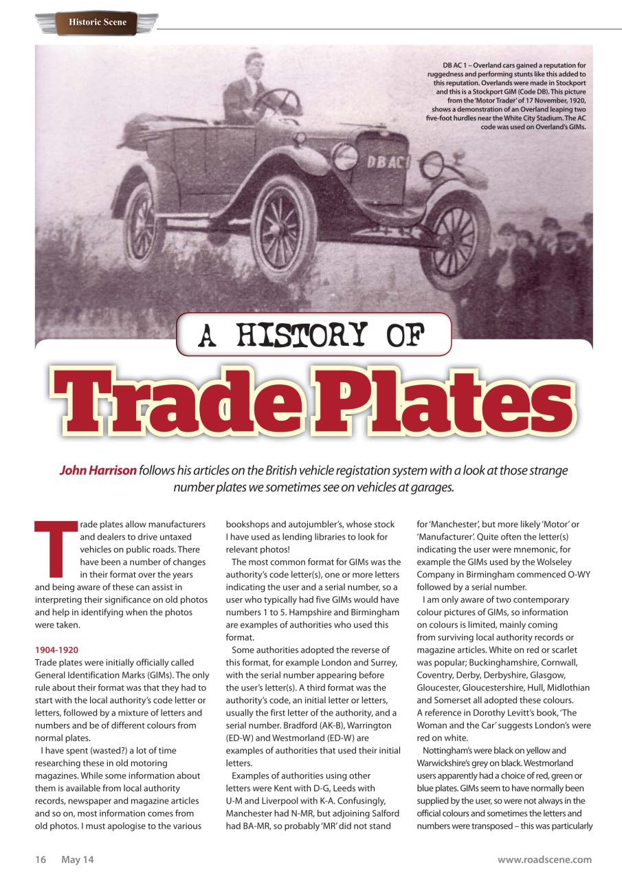 Vintage Roadscene Preview Pages