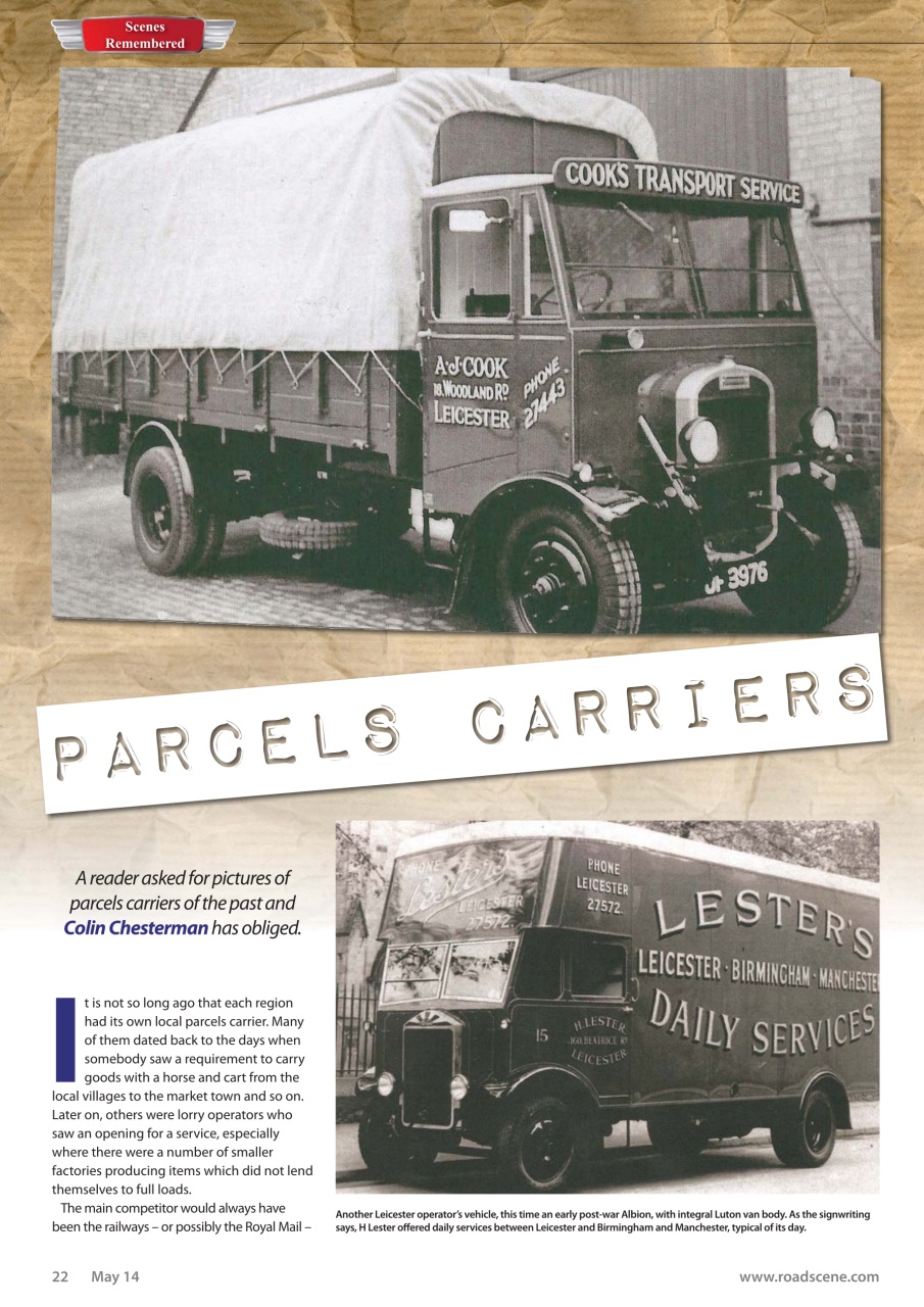 Vintage Roadscene Preview Pages