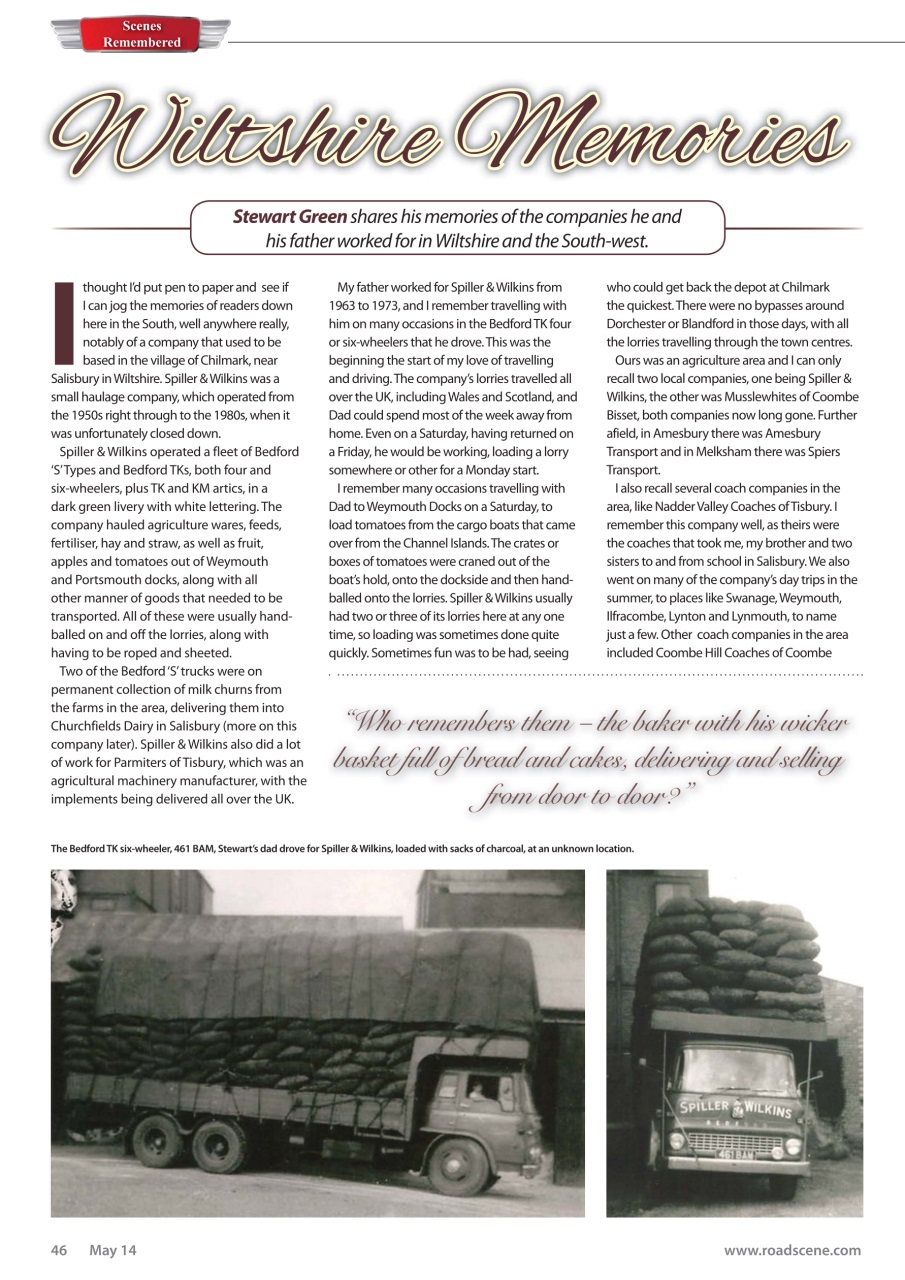 Vintage Roadscene Preview Pages
