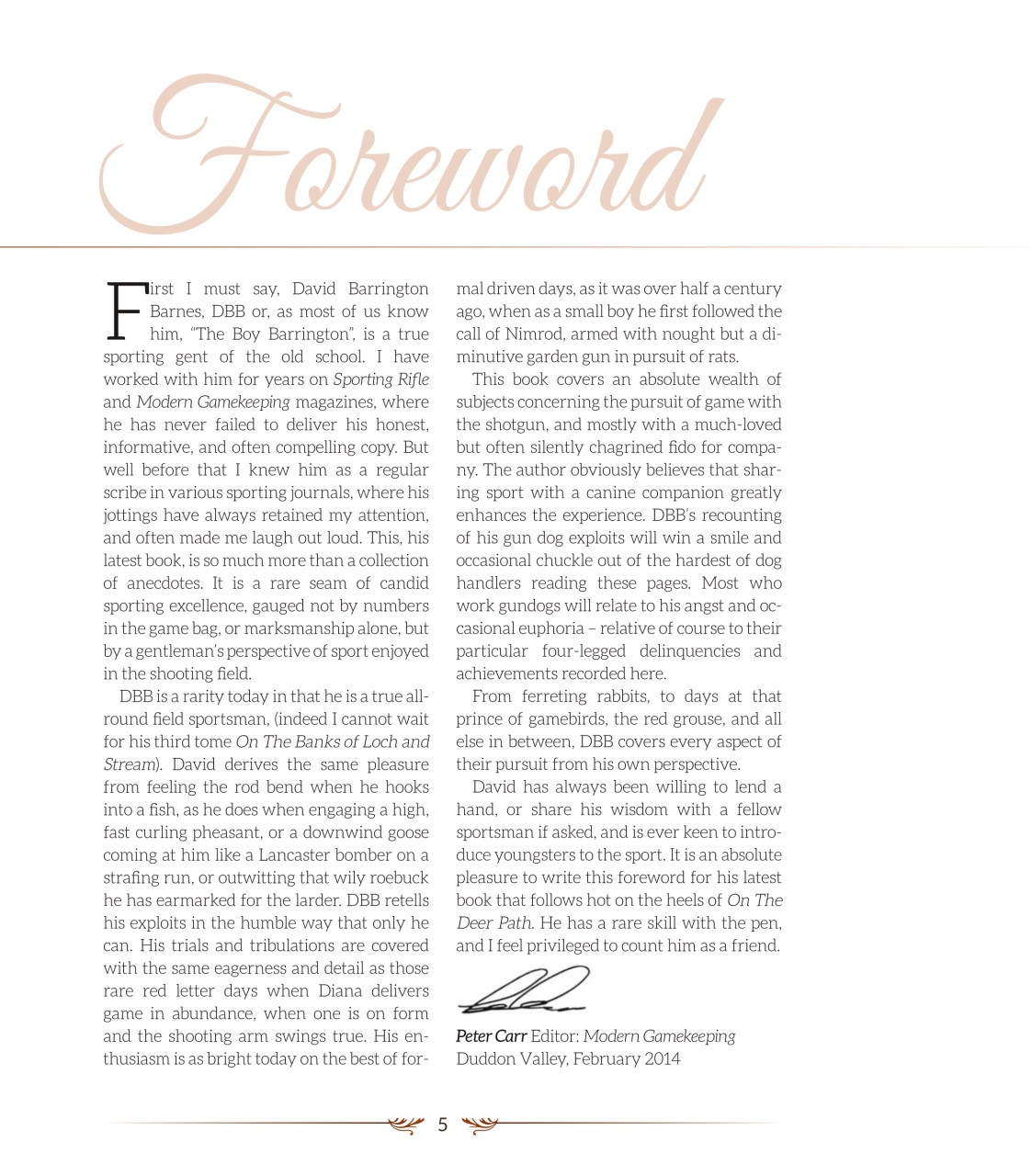 Sporting Rifle Books Preview Pages