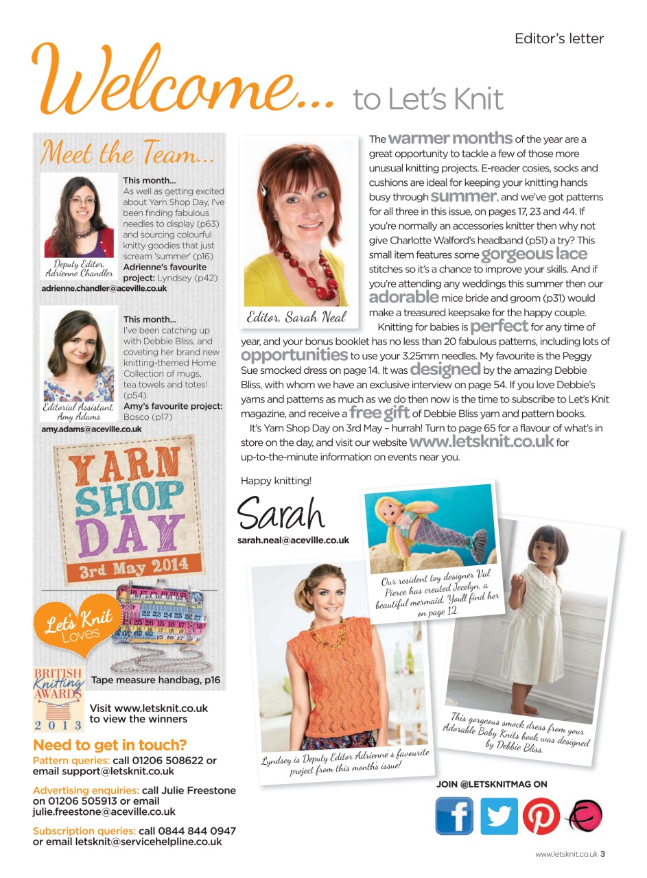 Let's Knit Preview Pages