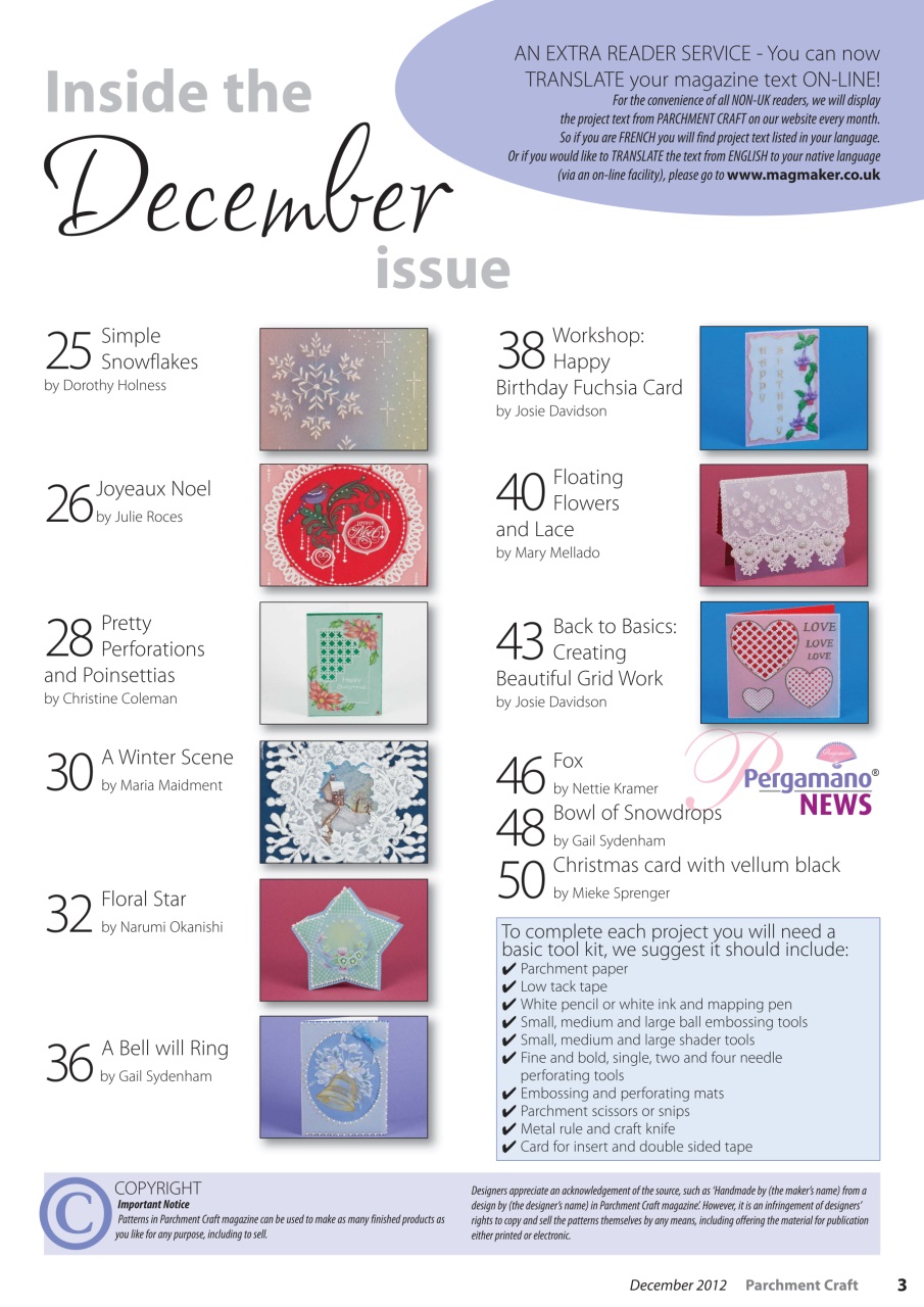 Parchment Craft Preview Pages