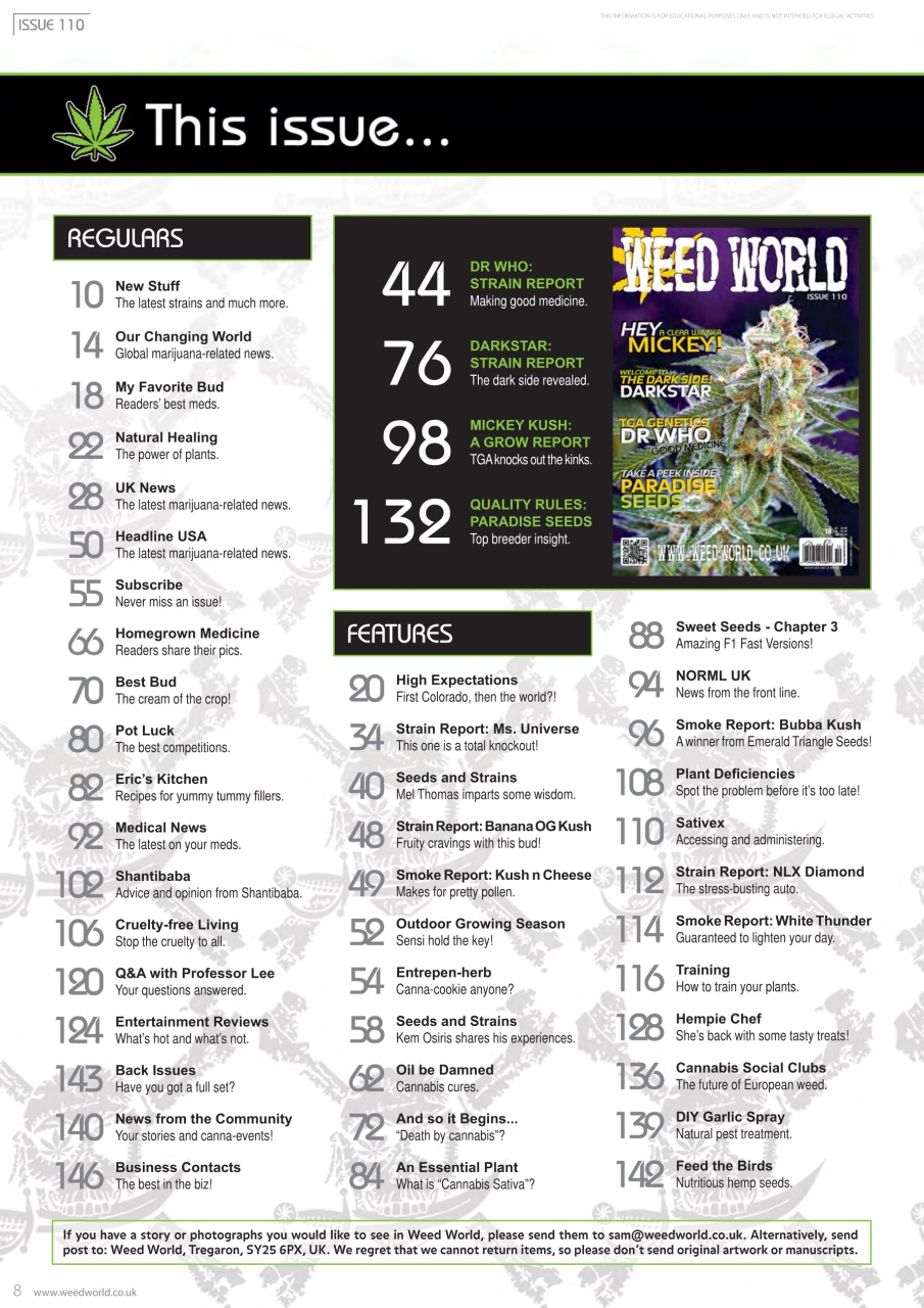 Weed World Preview Pages