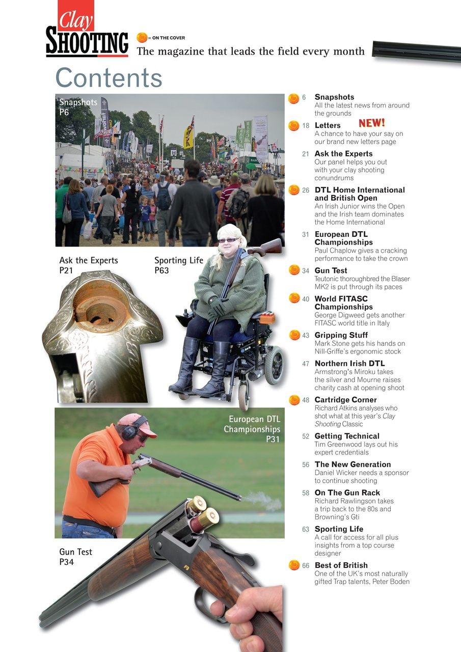 Clay Shooting Preview Pages