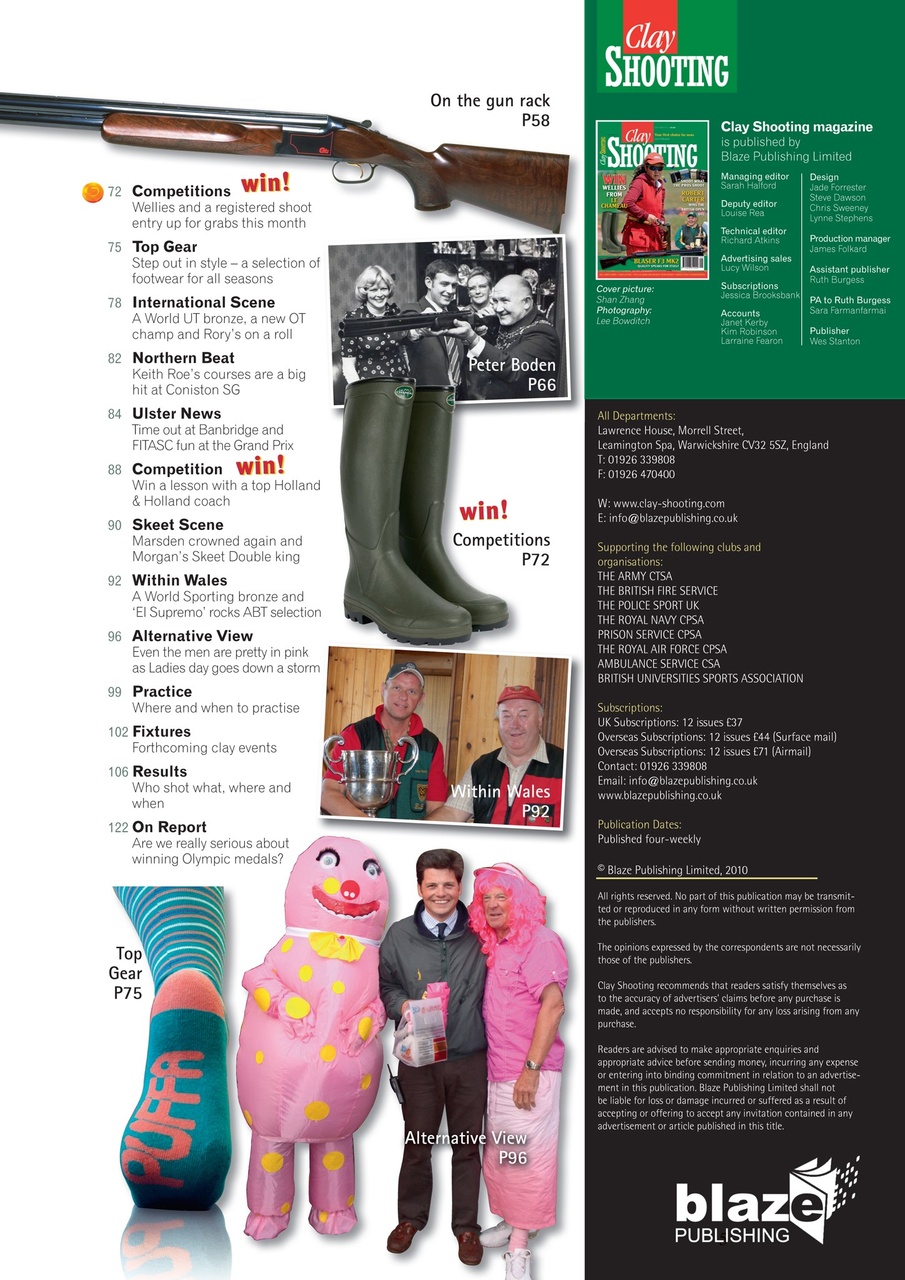 Clay Shooting Preview Pages