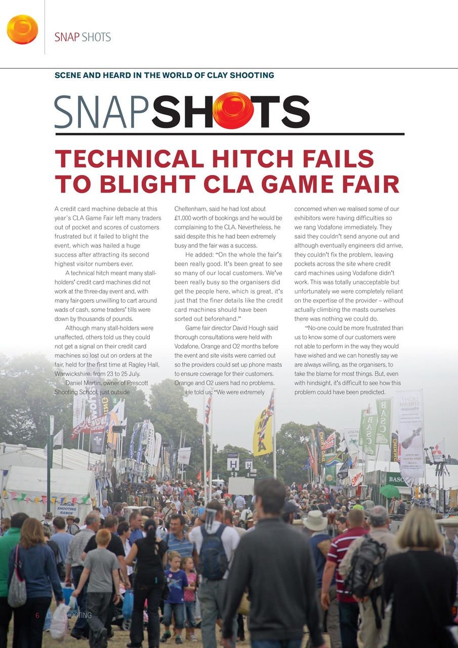 Clay Shooting Preview Pages