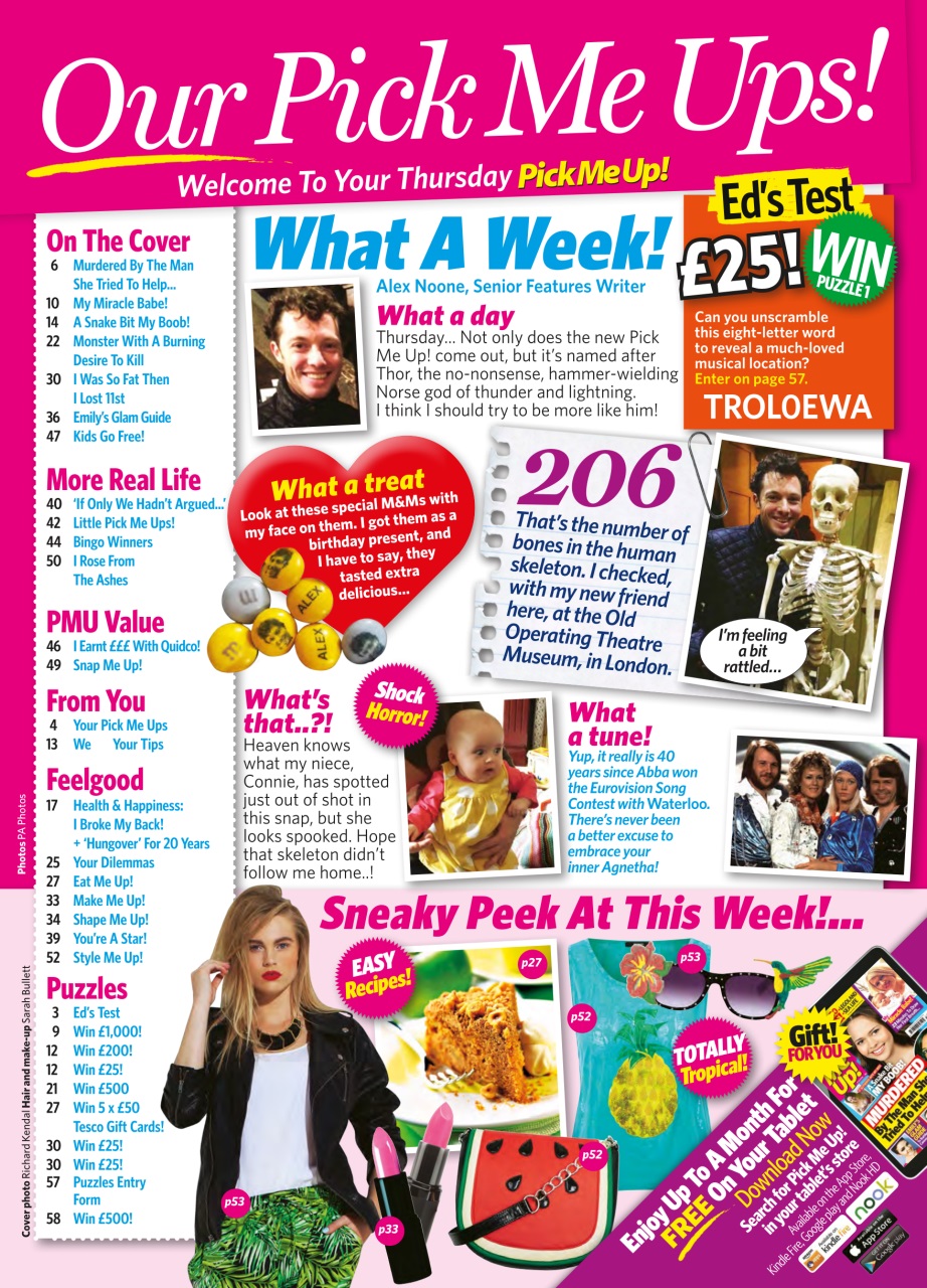 Pick Me Up Preview Pages